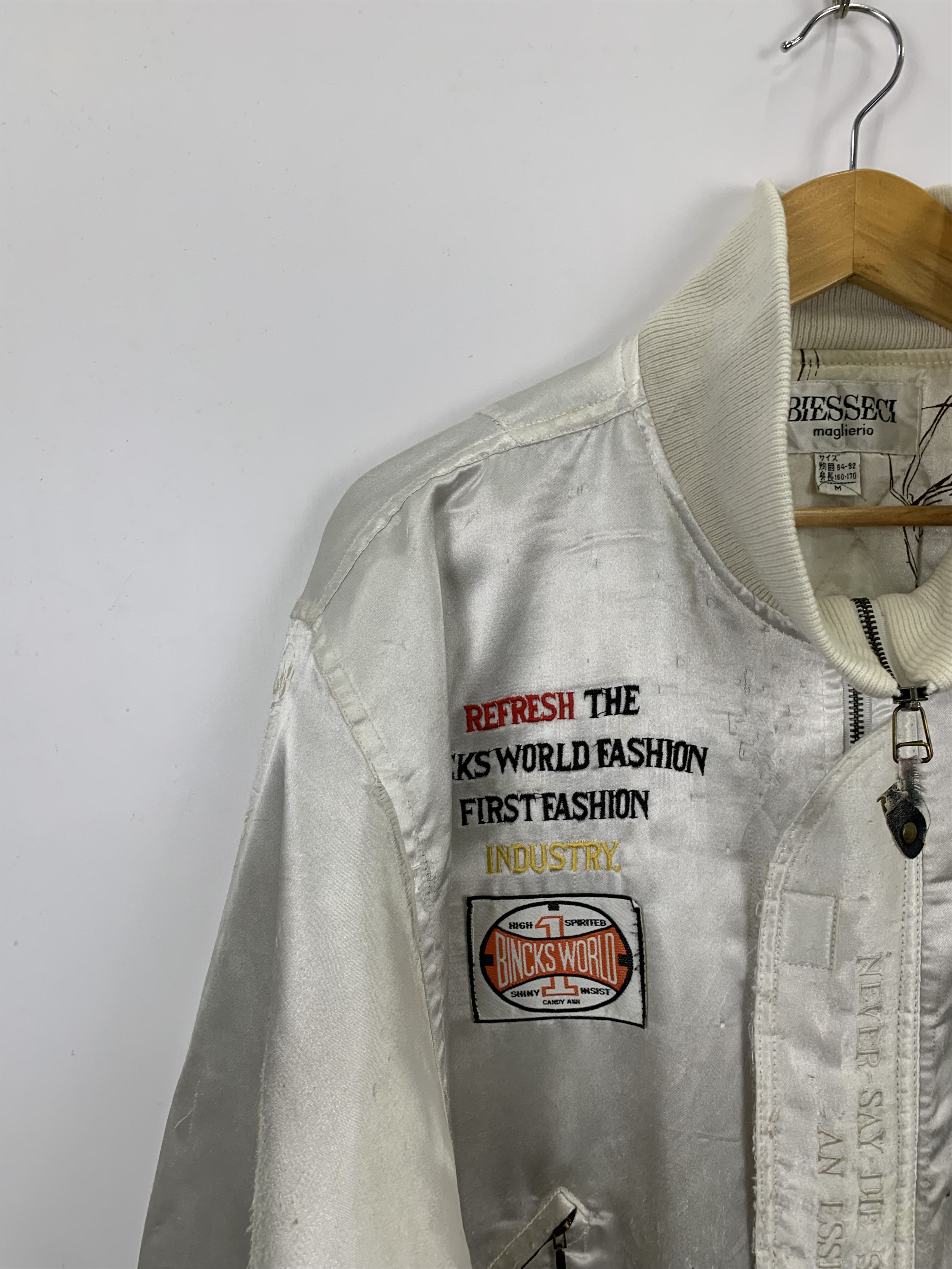 Vintage Vintage Bincks World New Collection Flight Jacket J0907 Size US M / EU 48-50 / 2 - 9 Thumbnail