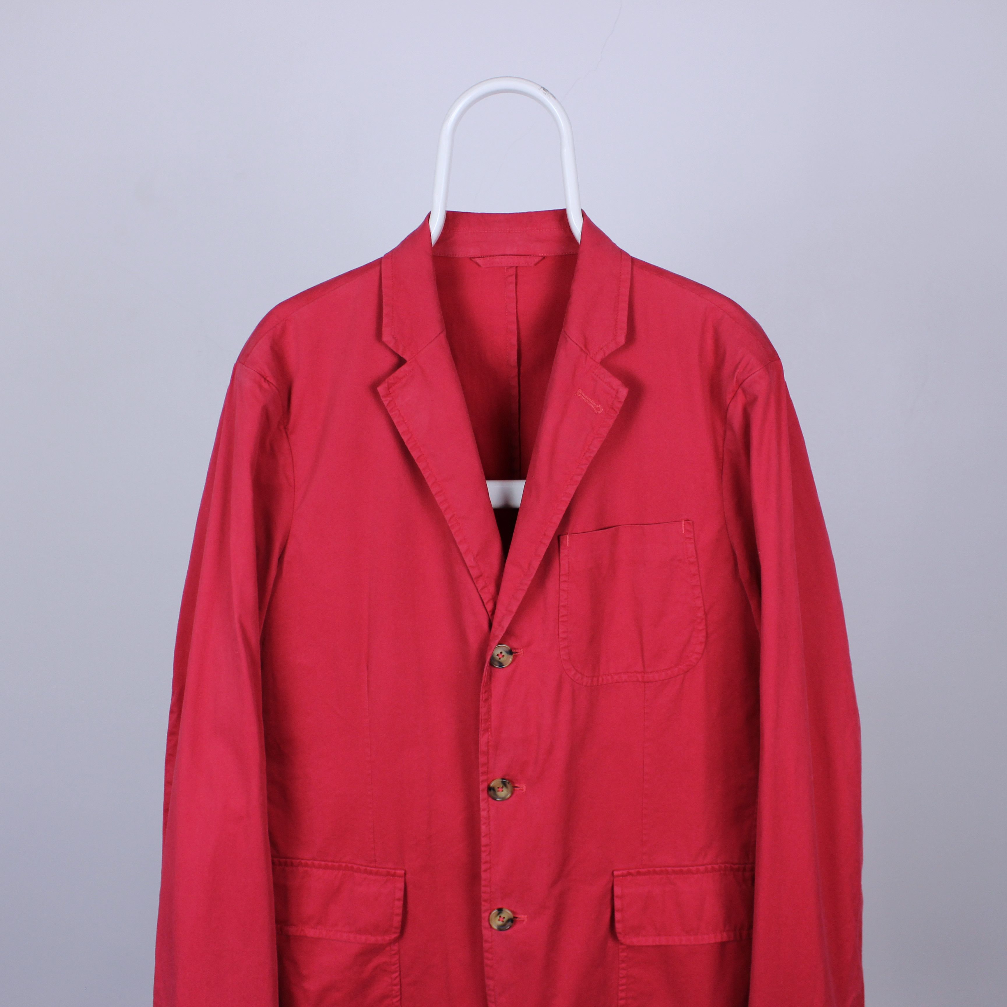 Polo Ralph Lauren Polo Ralph Lauren blazer cotton red white M L 42R Size 42R - 1 Thumbnail
