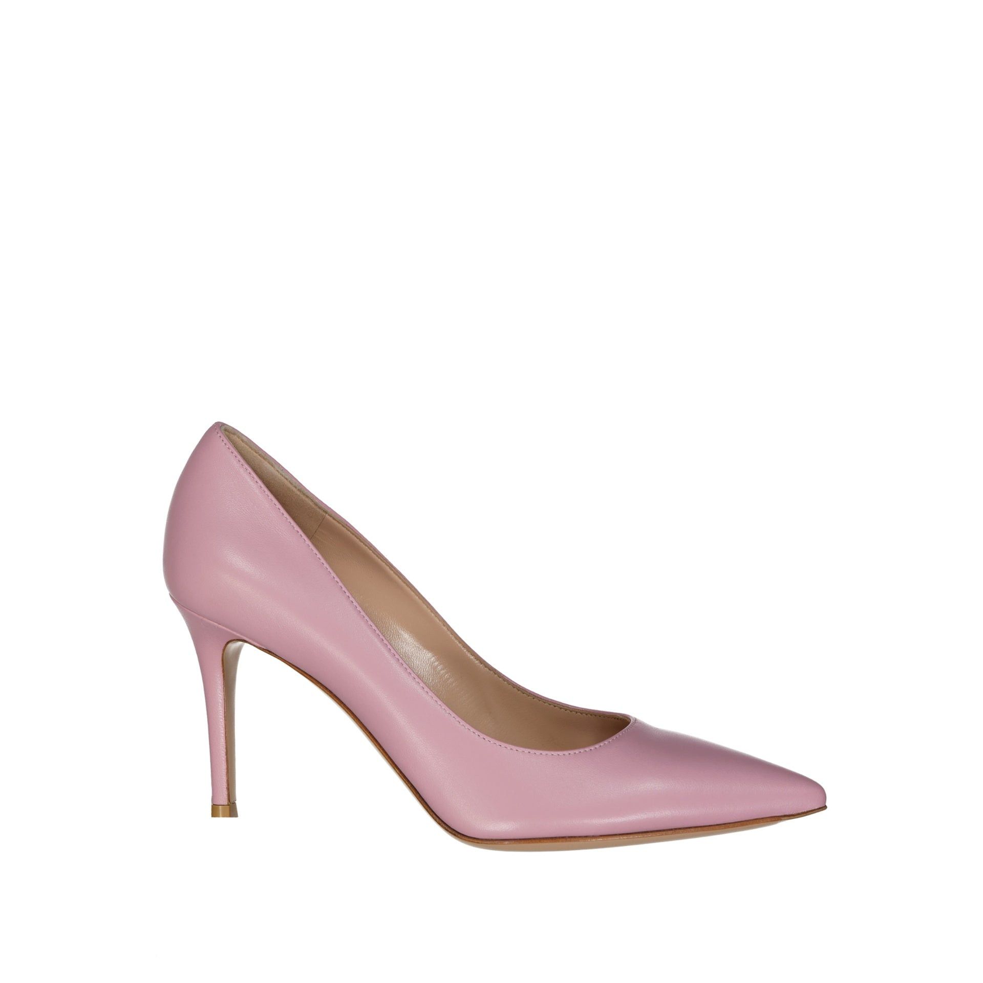 Gianvito Rossi 85 Leather Pumps Shoes, Women's (Size 11)