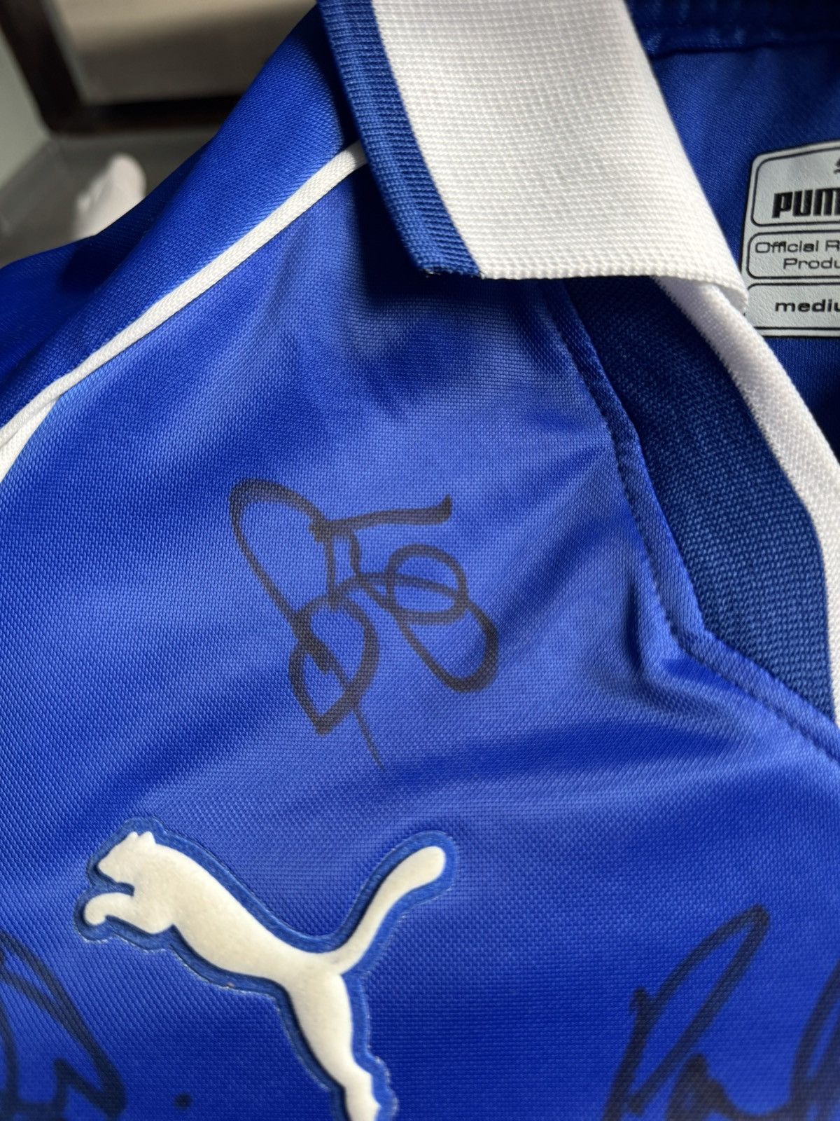 Puma ❗️WITH AUTOGRAPHS❗️Vintage Puma Everton 2000-02 Jersey Size US M / EU 48-50 / 2 - 20 Thumbnail