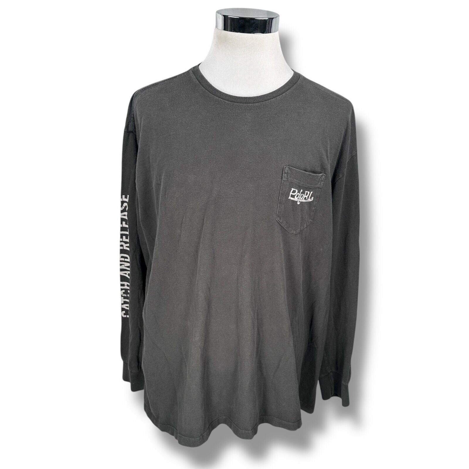 Polo Ralph Lauren Vintage Polo Ralph Lauren Long Sleeve T-Shirt Mens 2XL Black Size US XXL / EU 58 / 5 - 1 Thumbnail