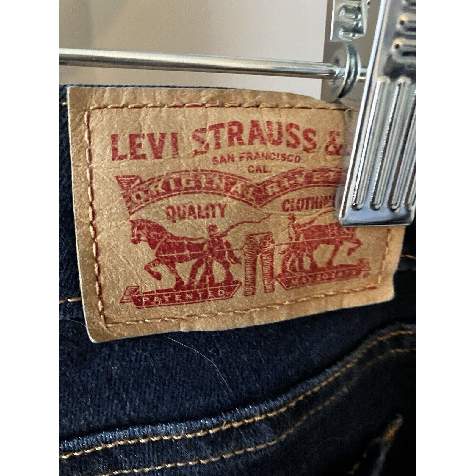 Levi's Levi's 535 Super Skinny Jeans Women's 29 Blue Mid Rise 29x30 Size 29" - 6 Thumbnail