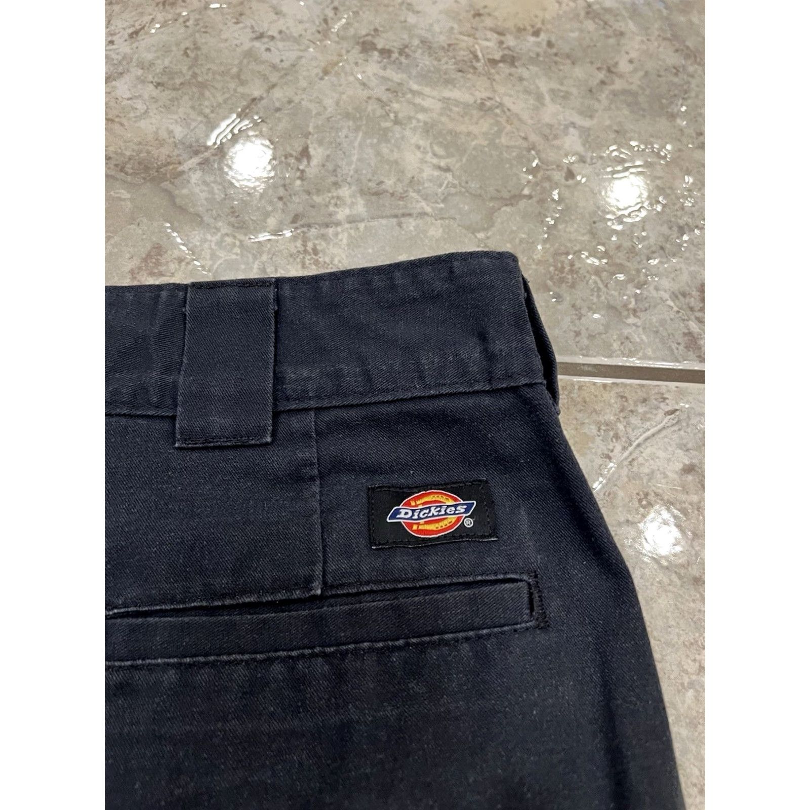 Dickies Dickies Mens 40 Regular Fit Cargo Short Twill Canvas Black 11" Inseam VNTG No Size US 40 / EU 56 - 5 Thumbnail