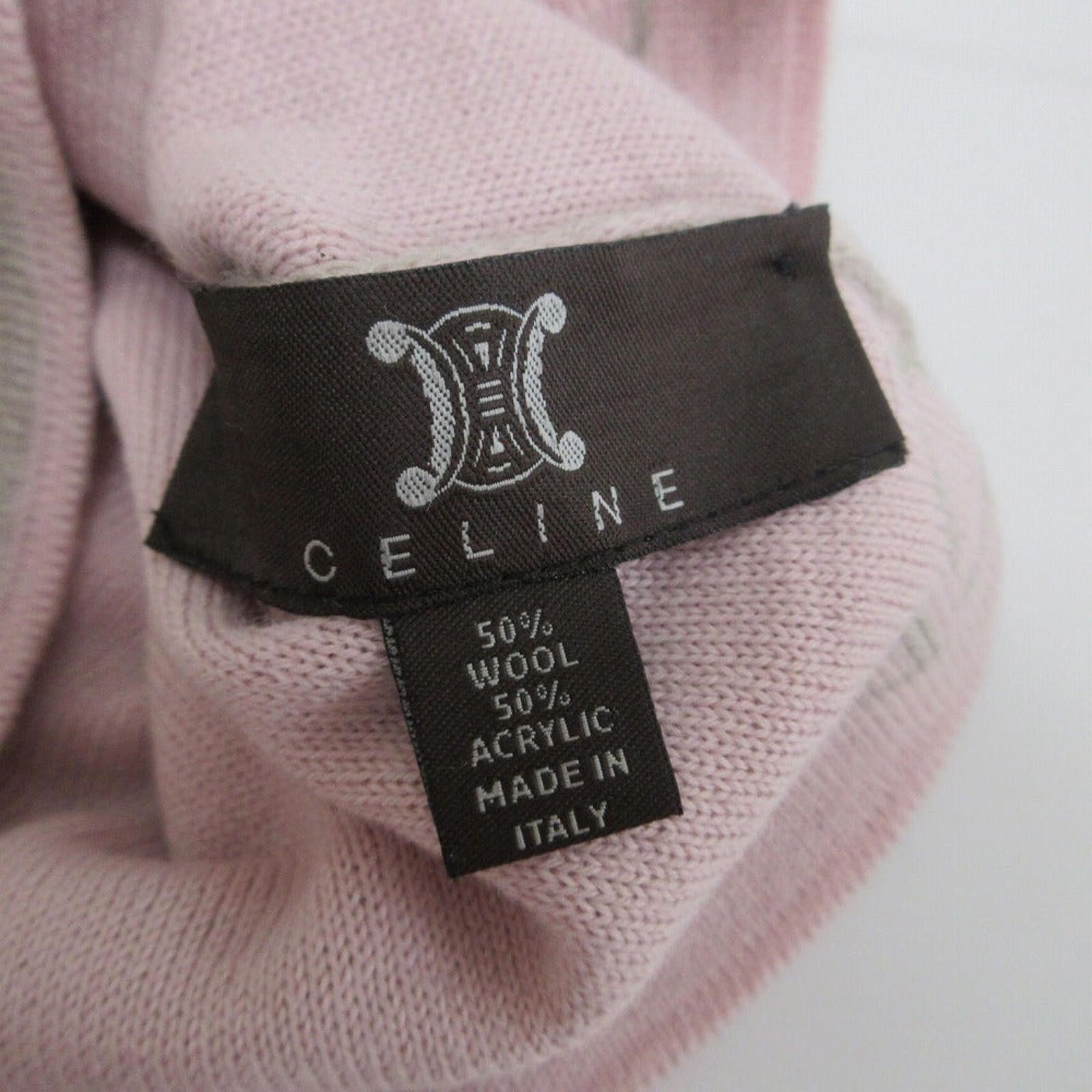 Celine Vintage Celine Logo Beanie Pink Size ONE SIZE - 5 Thumbnail