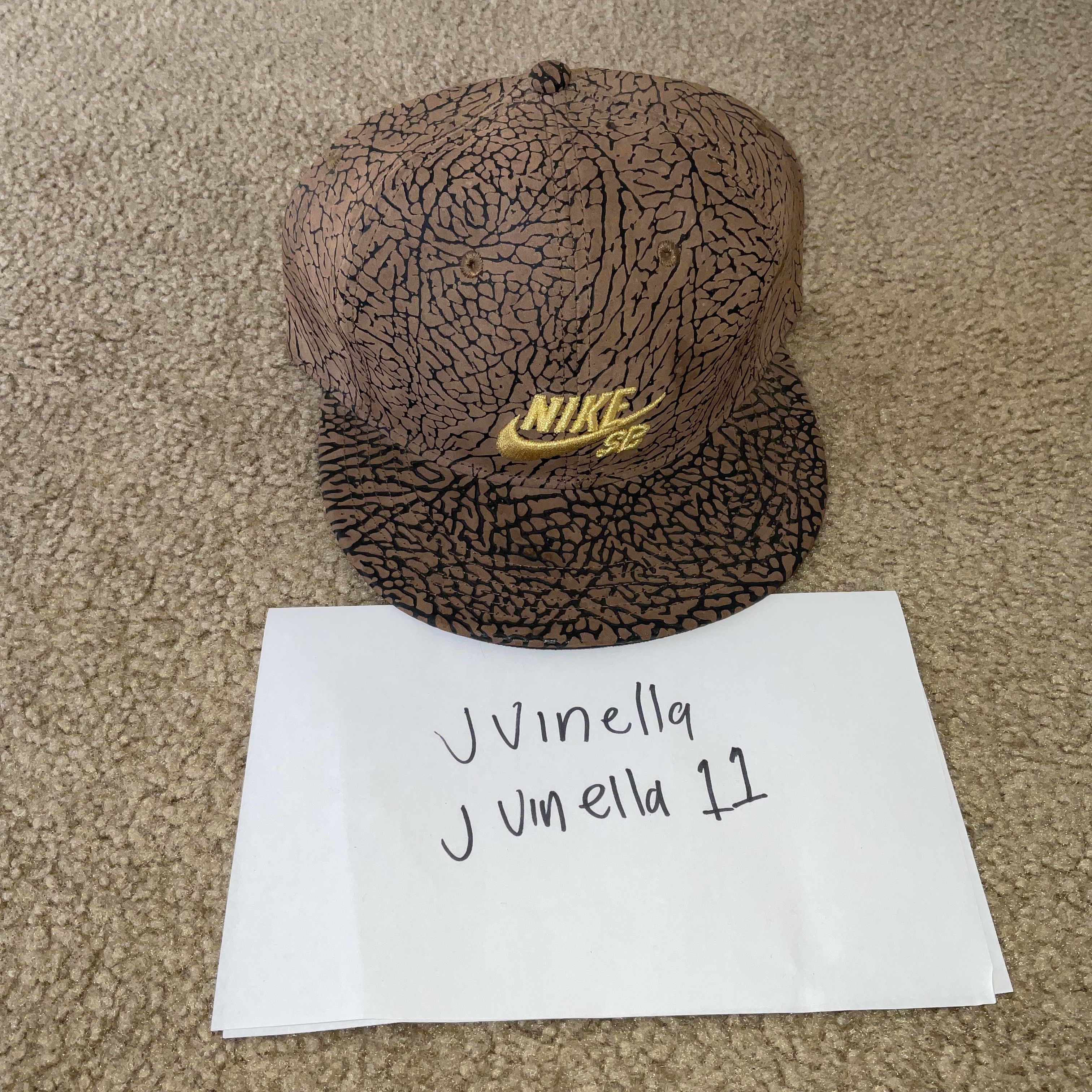 Nike nike sb hat 7 1/4 2006 brown elephant supreme dunk Size ONE SIZE - 1 Thumbnail
