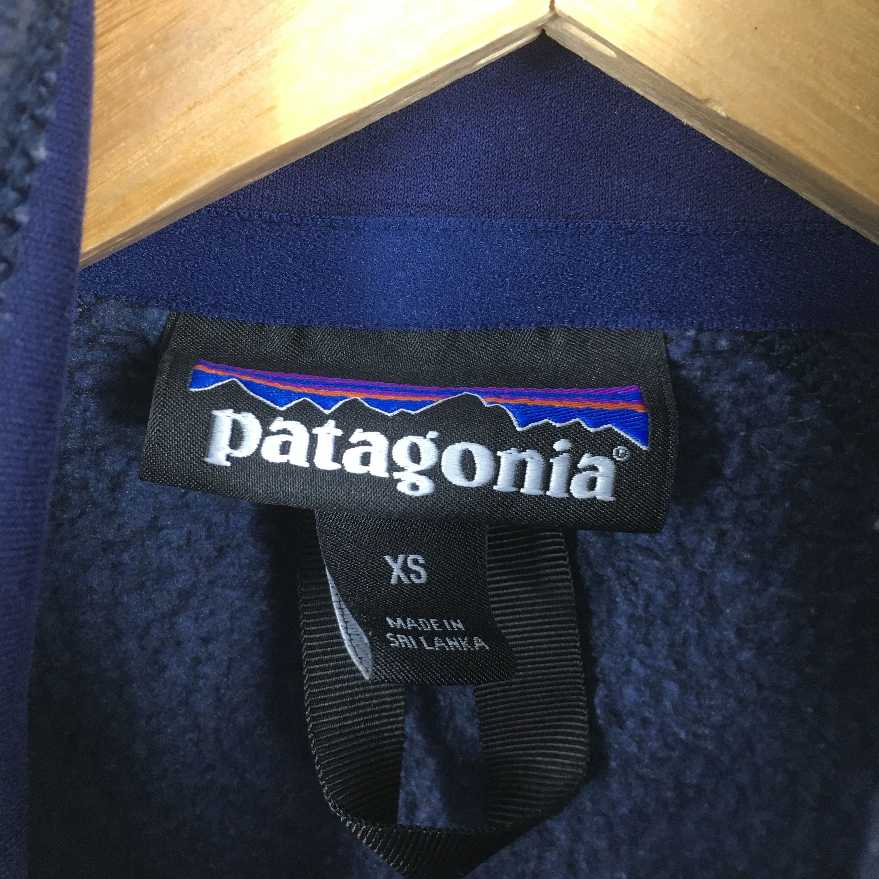 Patagonia × Vintage Vintage Patagonia Blue Zipper Fleece Sweatshirt XSmall Size US XS / EU 42 / 0 - 5 Thumbnail