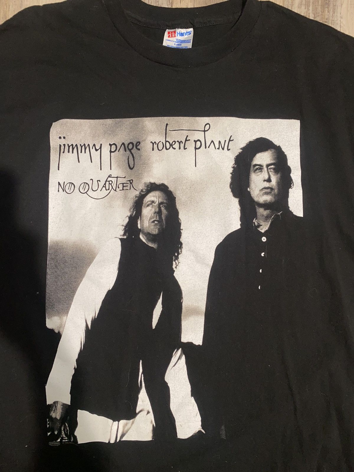 Band Tees × Led Zeppelin × Vintage VINTAGE 1995 led zeppelin JIMMY PAGE, ROBERT PLANT Size US XL / EU 56 / 4 - 2 Thumbnail