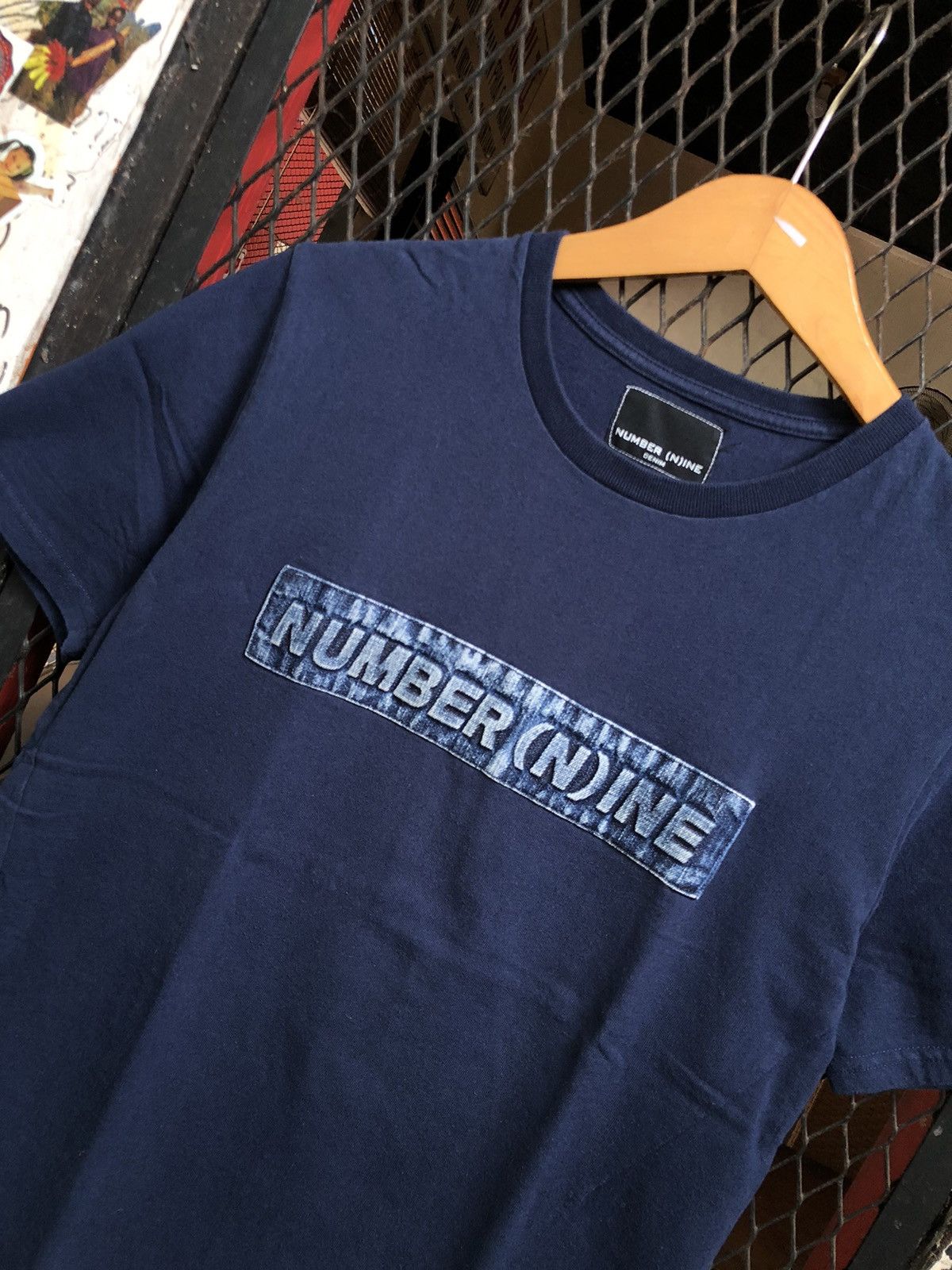 Japanese Brand × Number (N)ine NUMBER NINE DENIM SHIRT LOGO BOX DESIGN Size US M / EU 48-50 / 2 - 3 Thumbnail