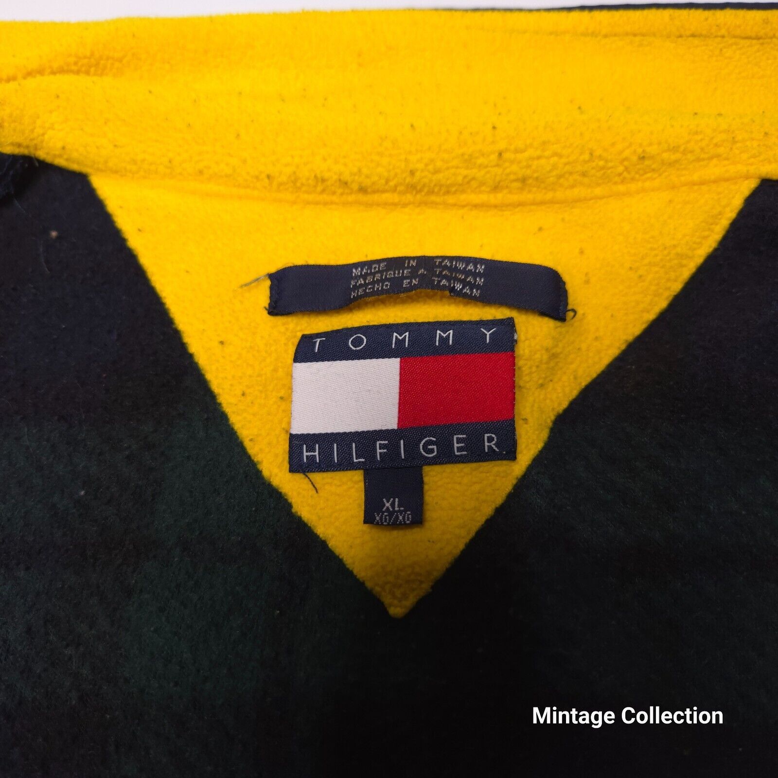 Tommy Hilfiger VINTAGE TOMMY HILFIGER GREEN PLAID TARTAN FULL ZIP JACKET XL Size US XL / EU 56 / 4 - 9 Thumbnail