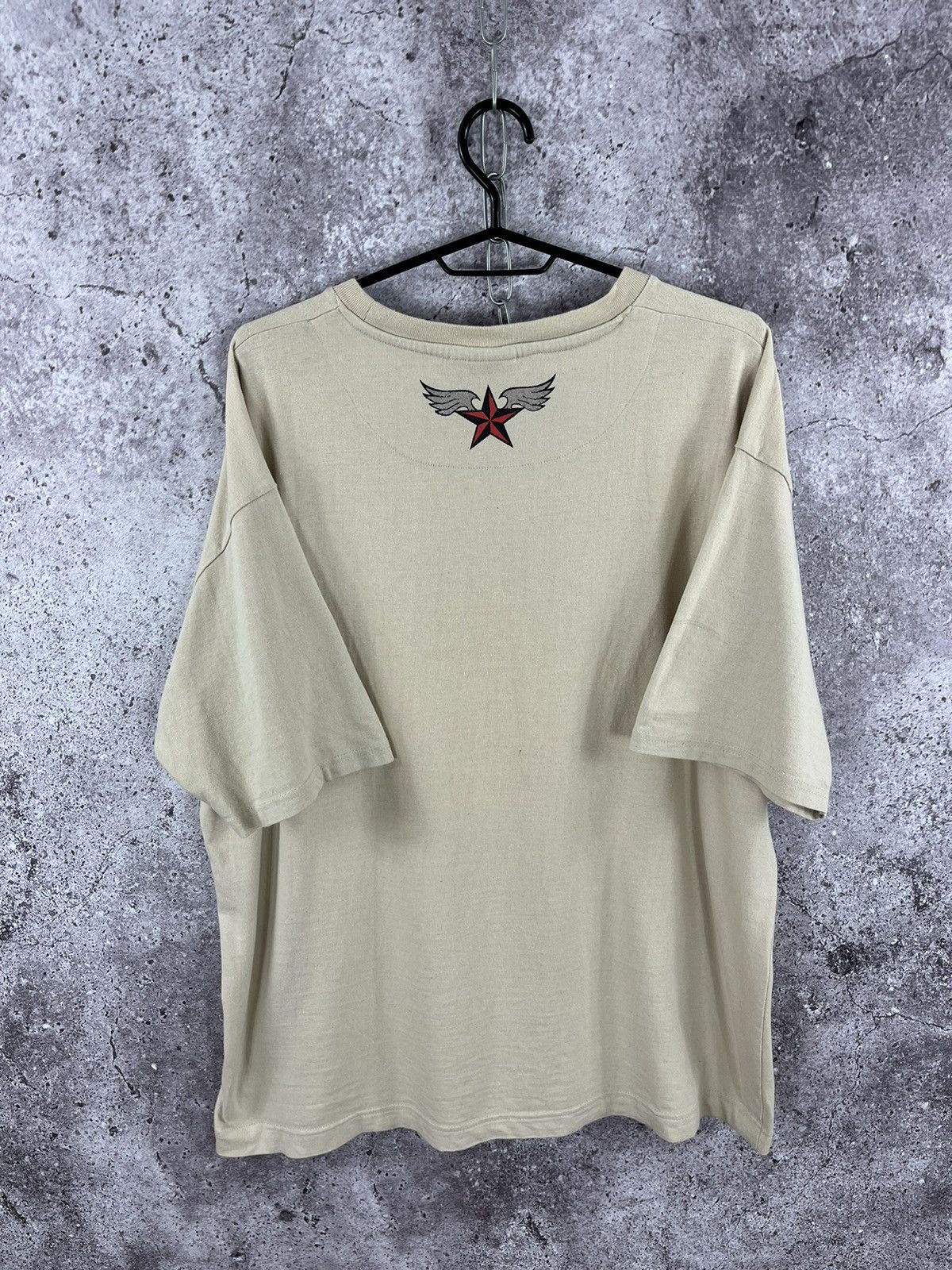 No Fear × Vintage No Fear Vintage T-Shirt Big Logo Scull Y2K Beige Size XL Size US XL / EU 56 / 4 - 8 Thumbnail