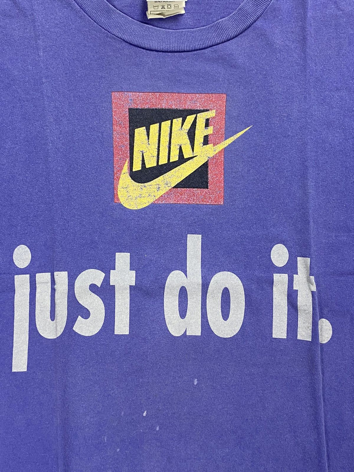 Nike × Vintage Vintage 90s Nike Just Doit T-shirt Size US XL / EU 56 / 4 - 5 Thumbnail