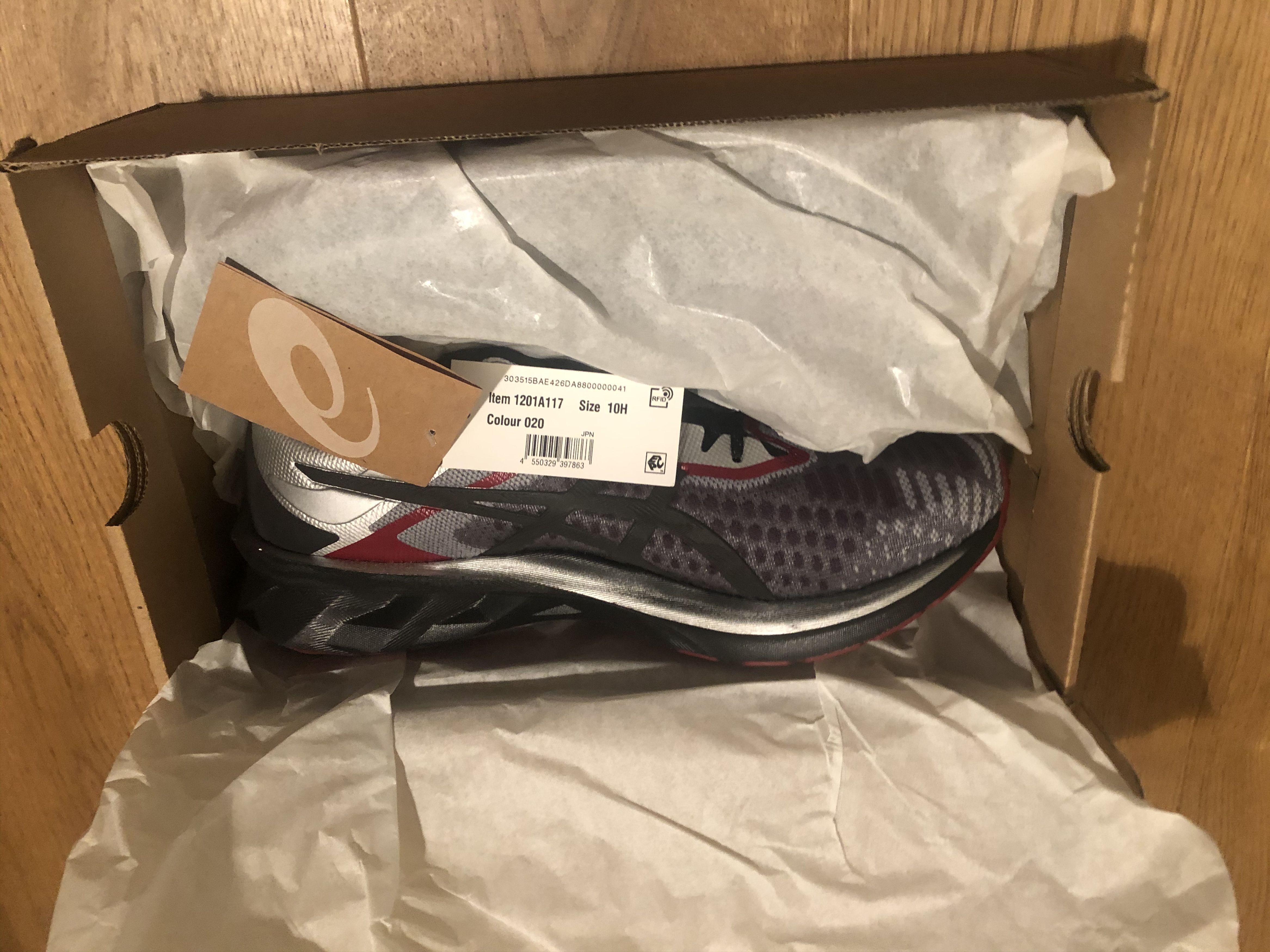 Asics Slam Jam Novablast / Silver / New / US 10.5 / limited