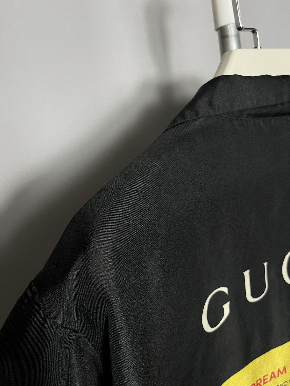 Gucci Gucci Black Cat Blind for Love Silk Black Mens Size US M / EU 48-50 / 2 - 6 Thumbnail