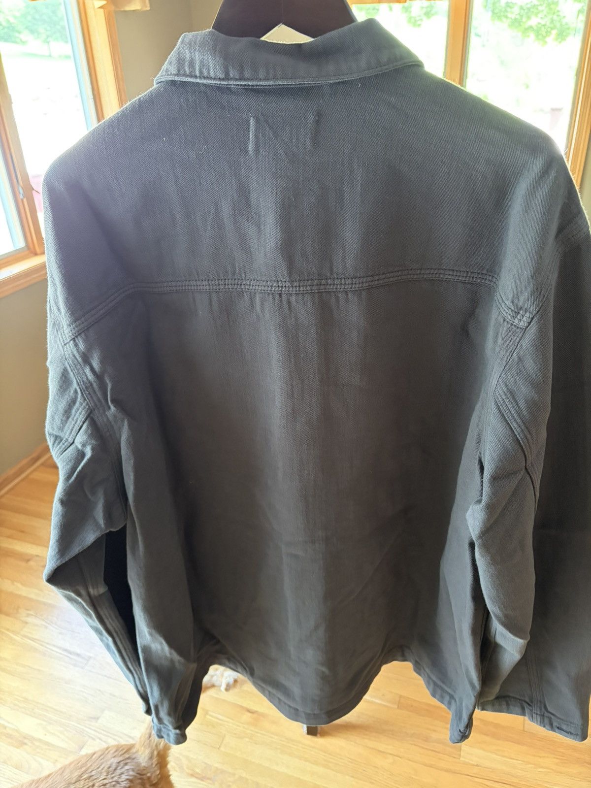 Lemaire Lemaire Gray Stand Collar Denim Jacket Size US L / EU 52-54 / 3 - 2 Thumbnail