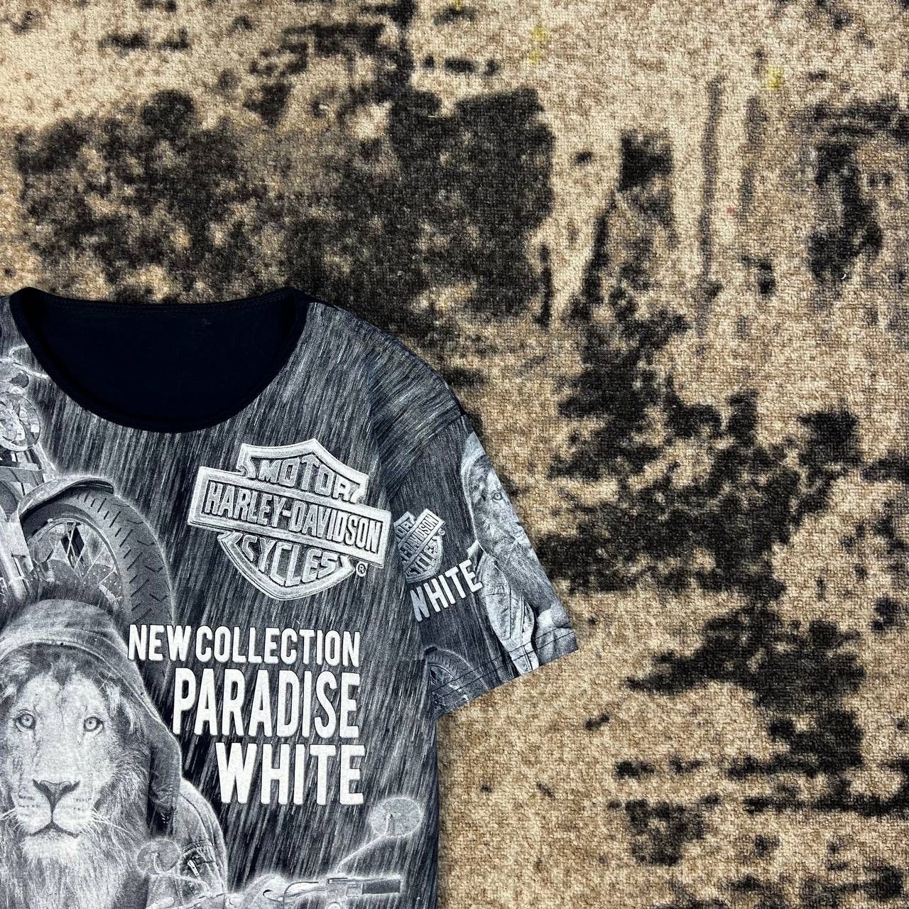 Harley Davidson Harley Davidson Vintage Y2K Allover Print T-Shirt 1TS34 Size US S / EU 44-46 / 1 - 3 Thumbnail