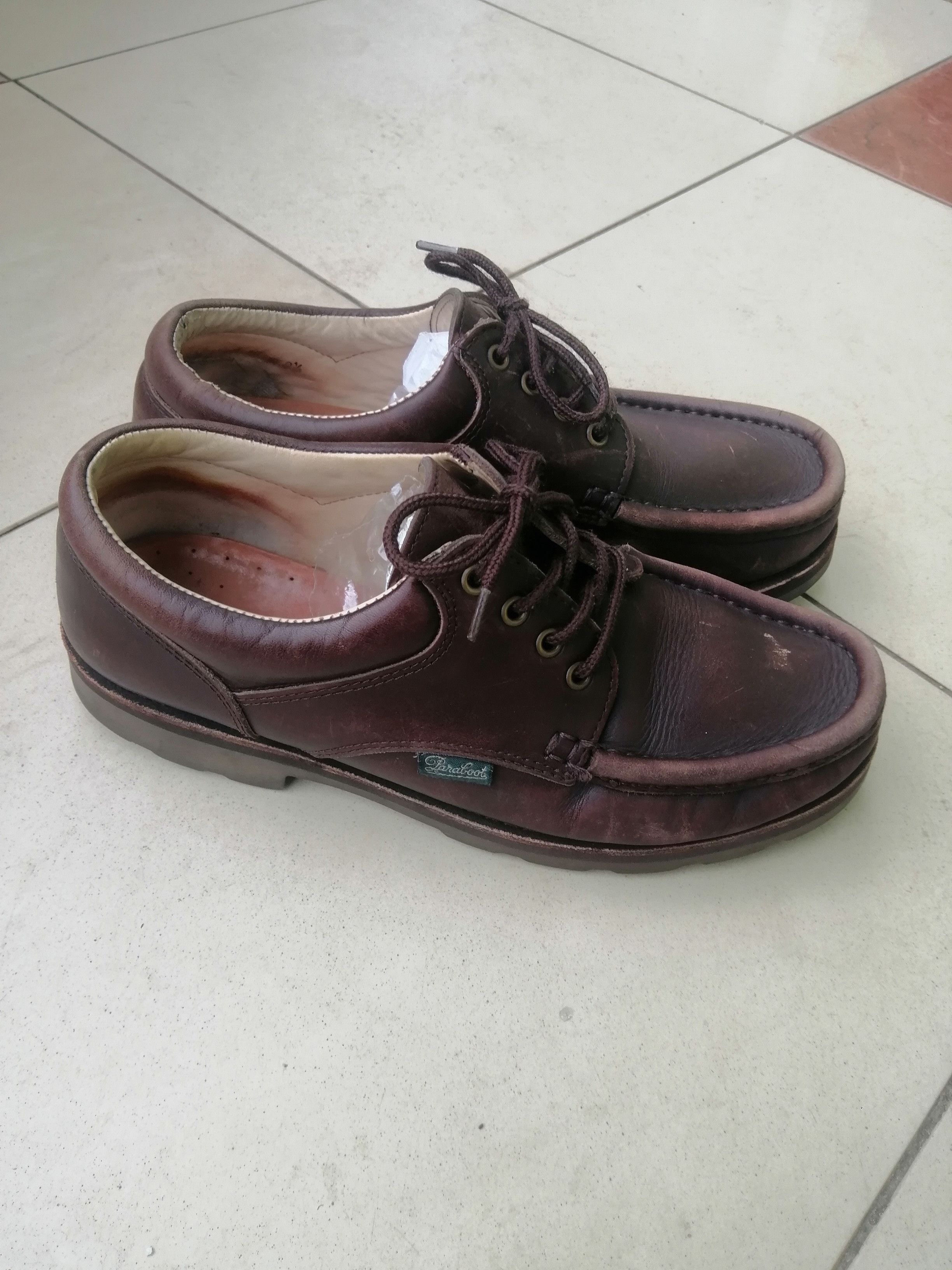 Paraboot Paraboot Michael Apron Toe Derby – Brown Leather Size US 10.5 / EU 43-44 - 5 Thumbnail