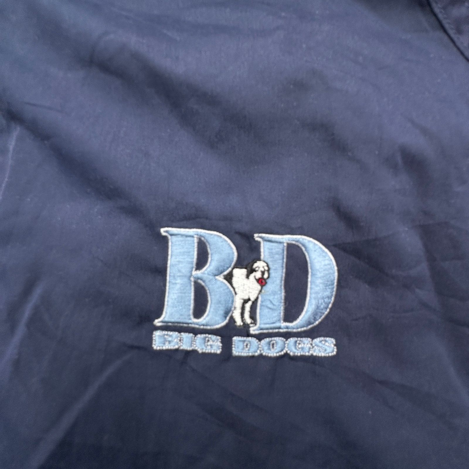 Big Dogs Vintage Big Dogs Fleece Lined Bomber Jacket Mens XL Navy Size US XL / EU 56 / 4 - 8 Thumbnail