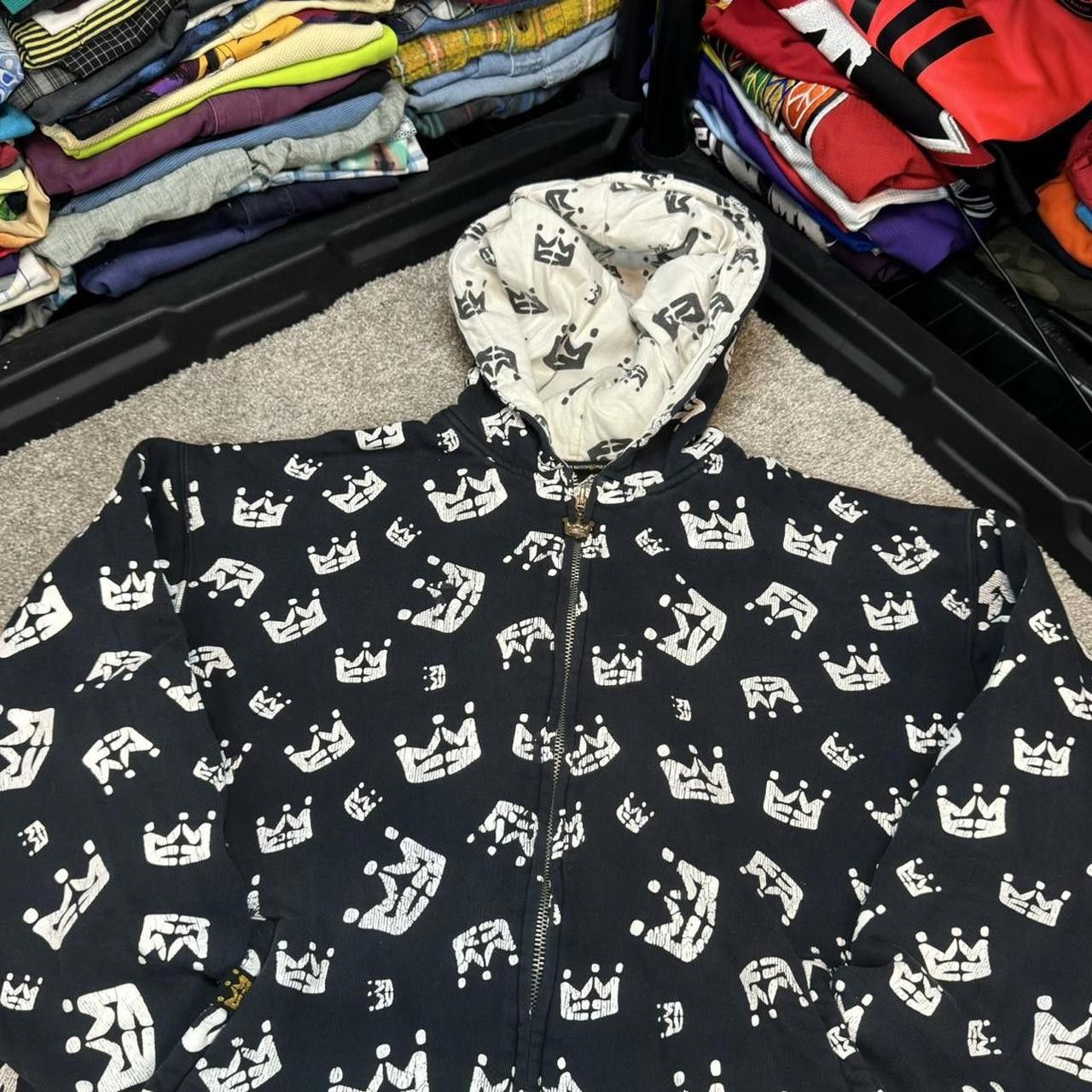 Japanese Brand × Vintage VTG Y2K PNB Nation All Over Print Zip Up Hoodie Size US XL / EU 56 / 4 - 2 Thumbnail