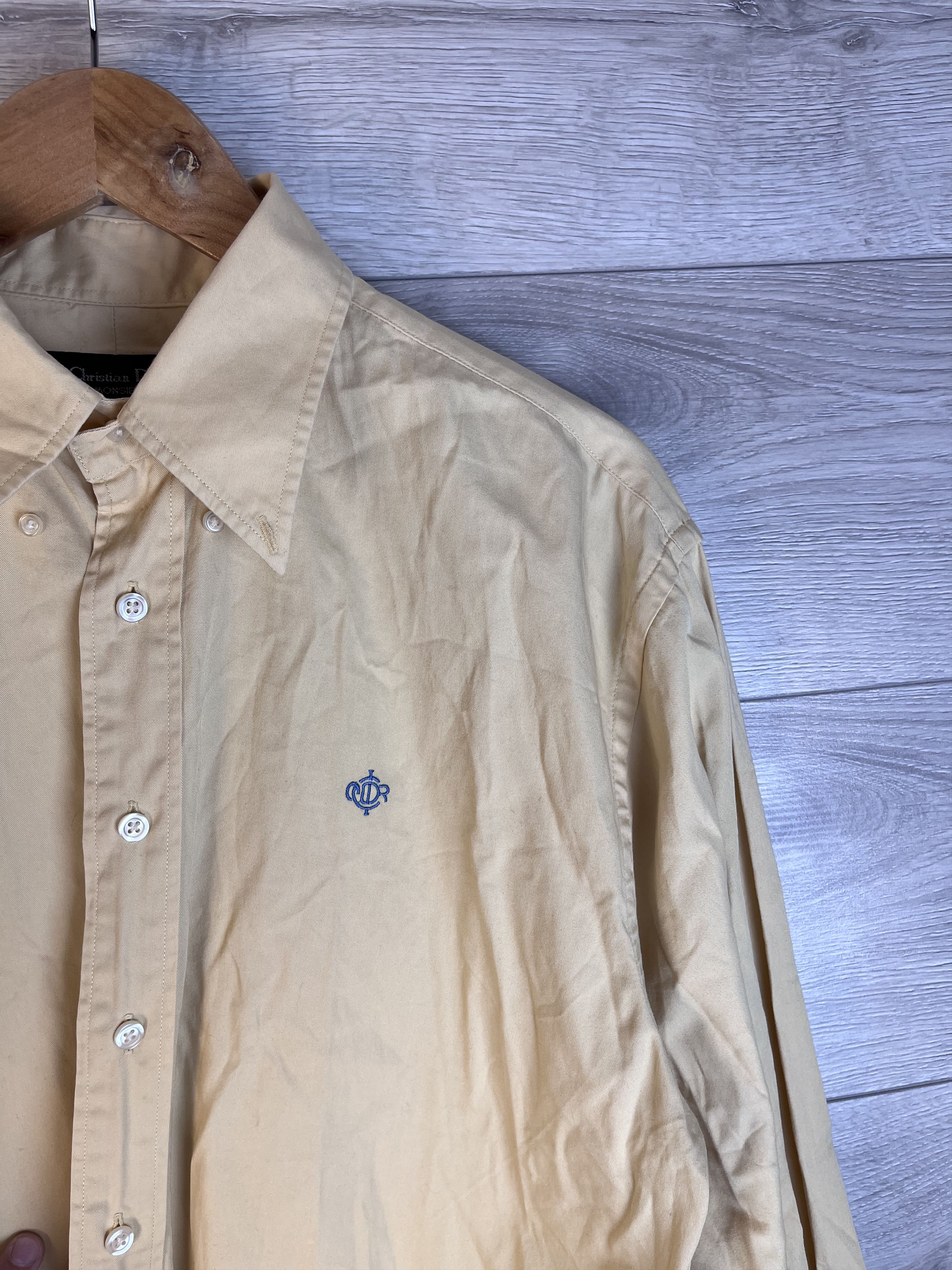 Other Vintage Button Down Shirt Christian Dior Monsievr size L Size US L / EU 52-54 / 3 - 9 Thumbnail