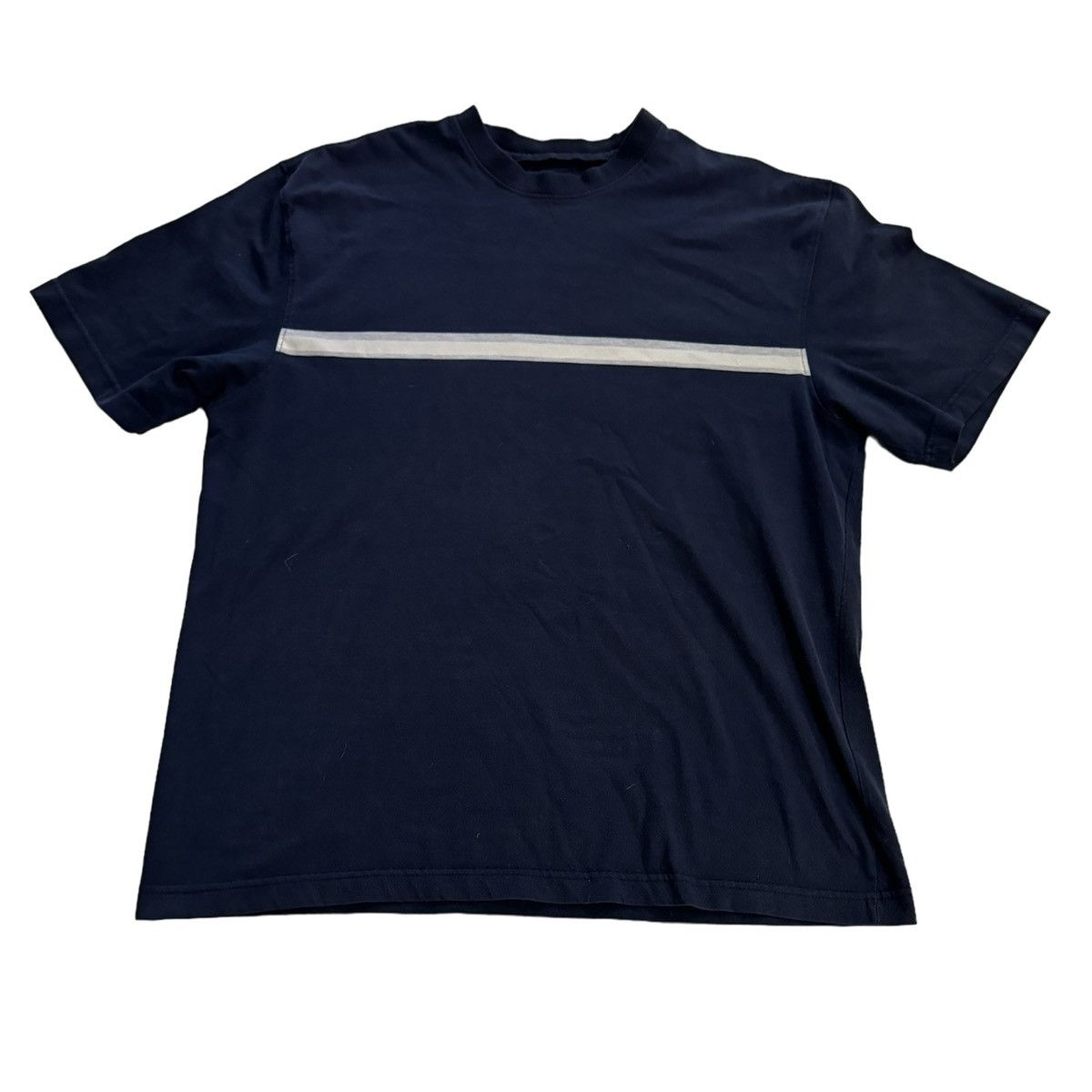 Vintage white gray & navy vintage tee Size US M / EU 48-50 / 2 - 1 Thumbnail