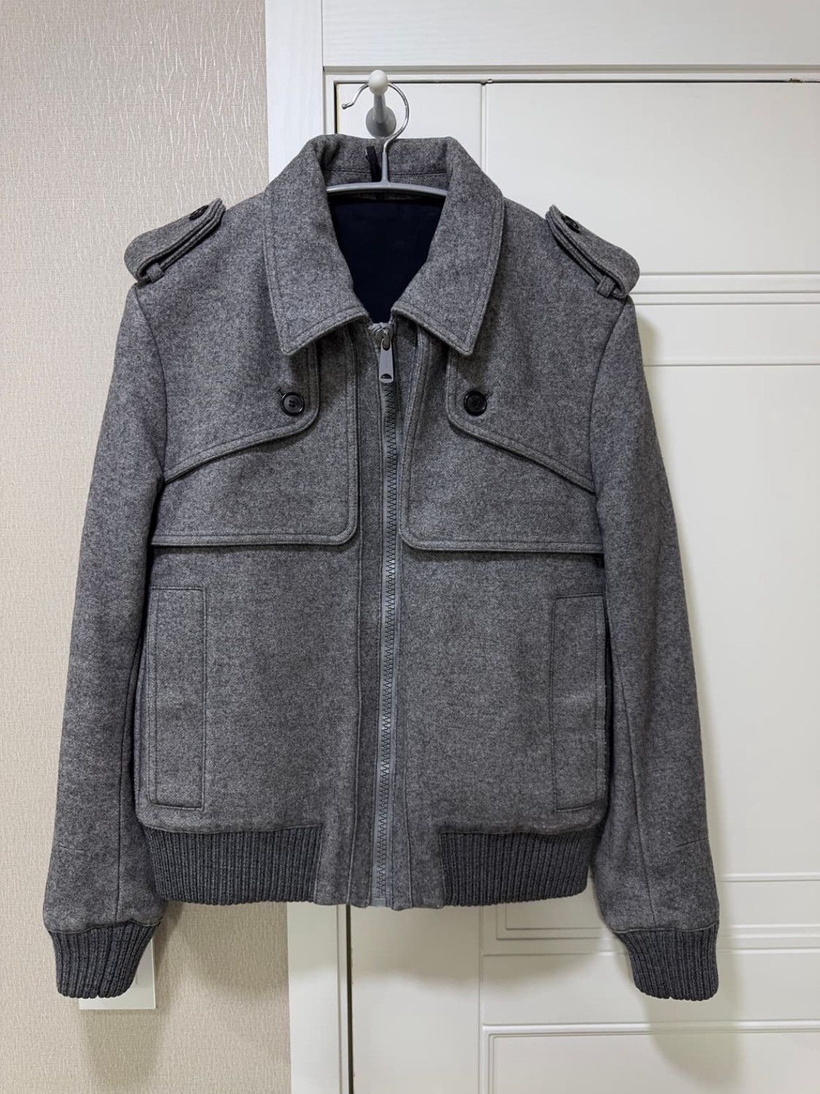 Dior × Hedi Slimane Dior Homme AW06 “These grey days” waxed multi
