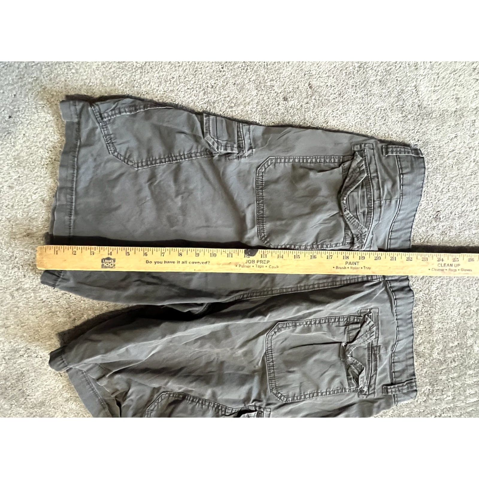 Vintage VINTAGE UNIONBAY Cargo Shorts Men 38 Gray Flat Front Casual Stretch 90s Size US 38 / EU 54 - 4 Thumbnail