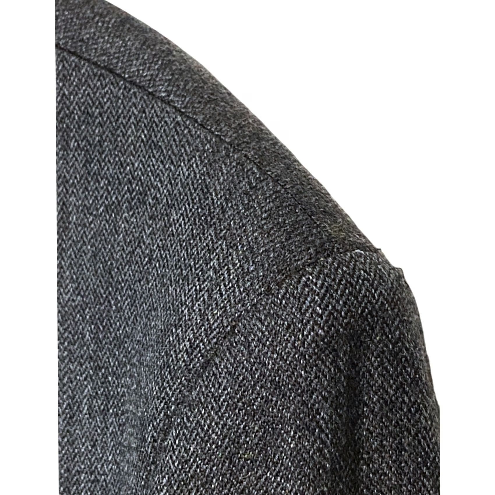 Kenneth Cole Kenneth Cole Awearness Slim Fit Jacket Blazer Mens 46 Wool Notch Lapel Long Single-Breasted 4-Button 2-Button 100% Wool Dry Clean Only VINTAGE? Size 46R - 2 Thumbnail