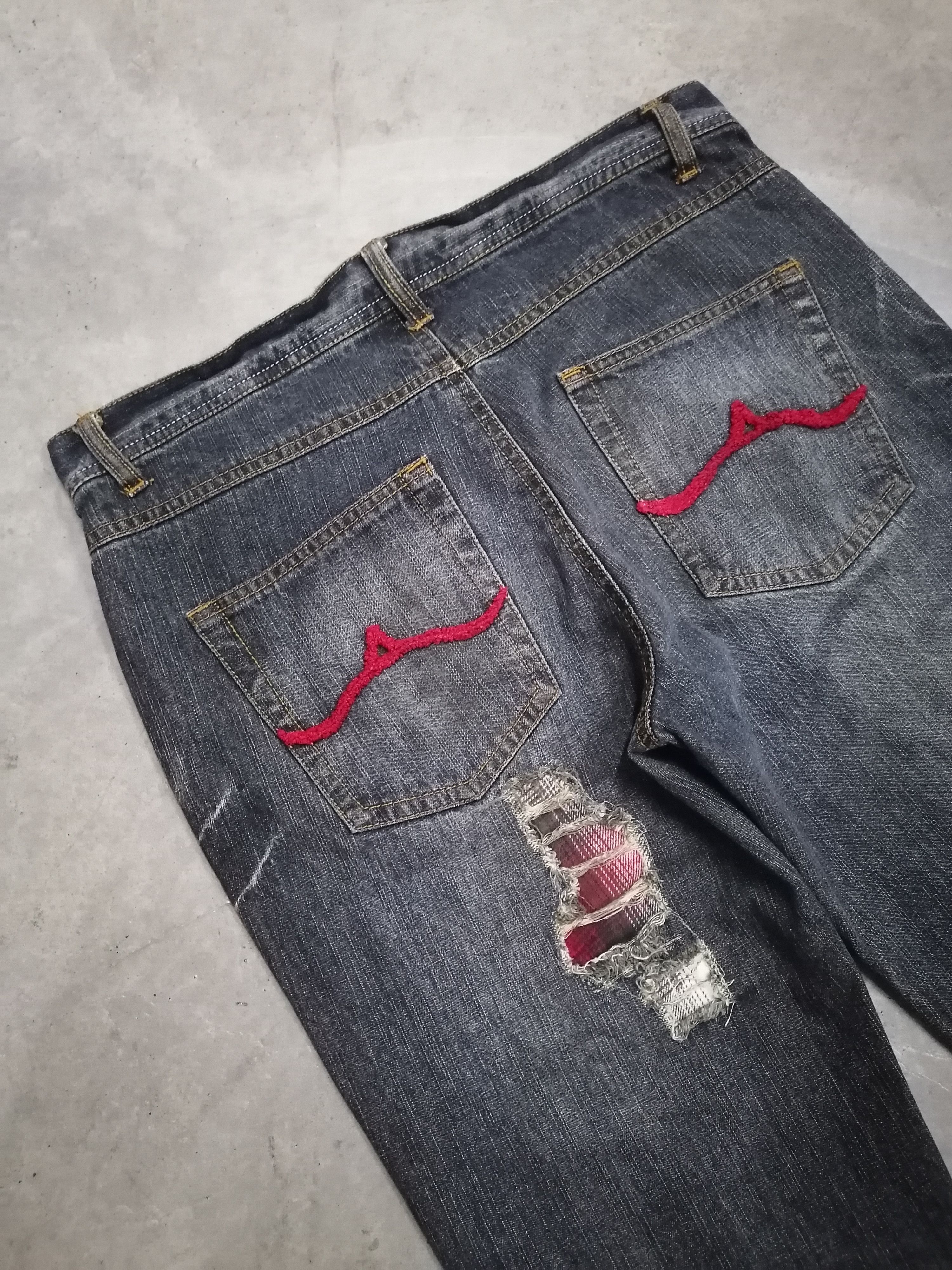 14th Addiction × If Six Was Nine × In The Attic In The Attic Homme Distressed Denim Pants Size US 31 - 9 Thumbnail