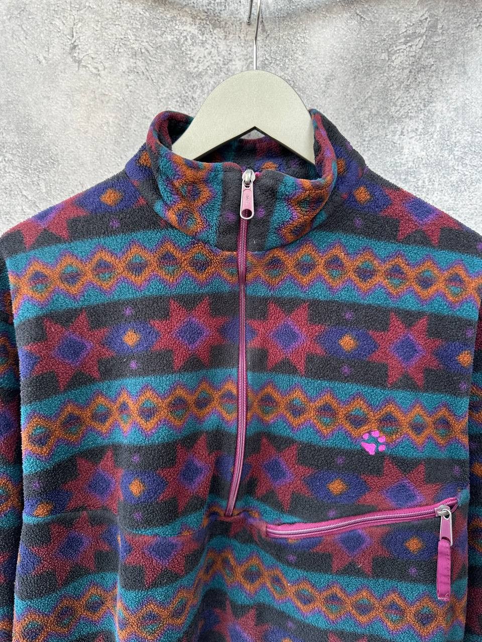 Jack Wolfskin × Vintage Jack Wolfskin "For People in Action" Polar Fleece Sweater Size US L / EU 52-54 / 3 - 5 Thumbnail