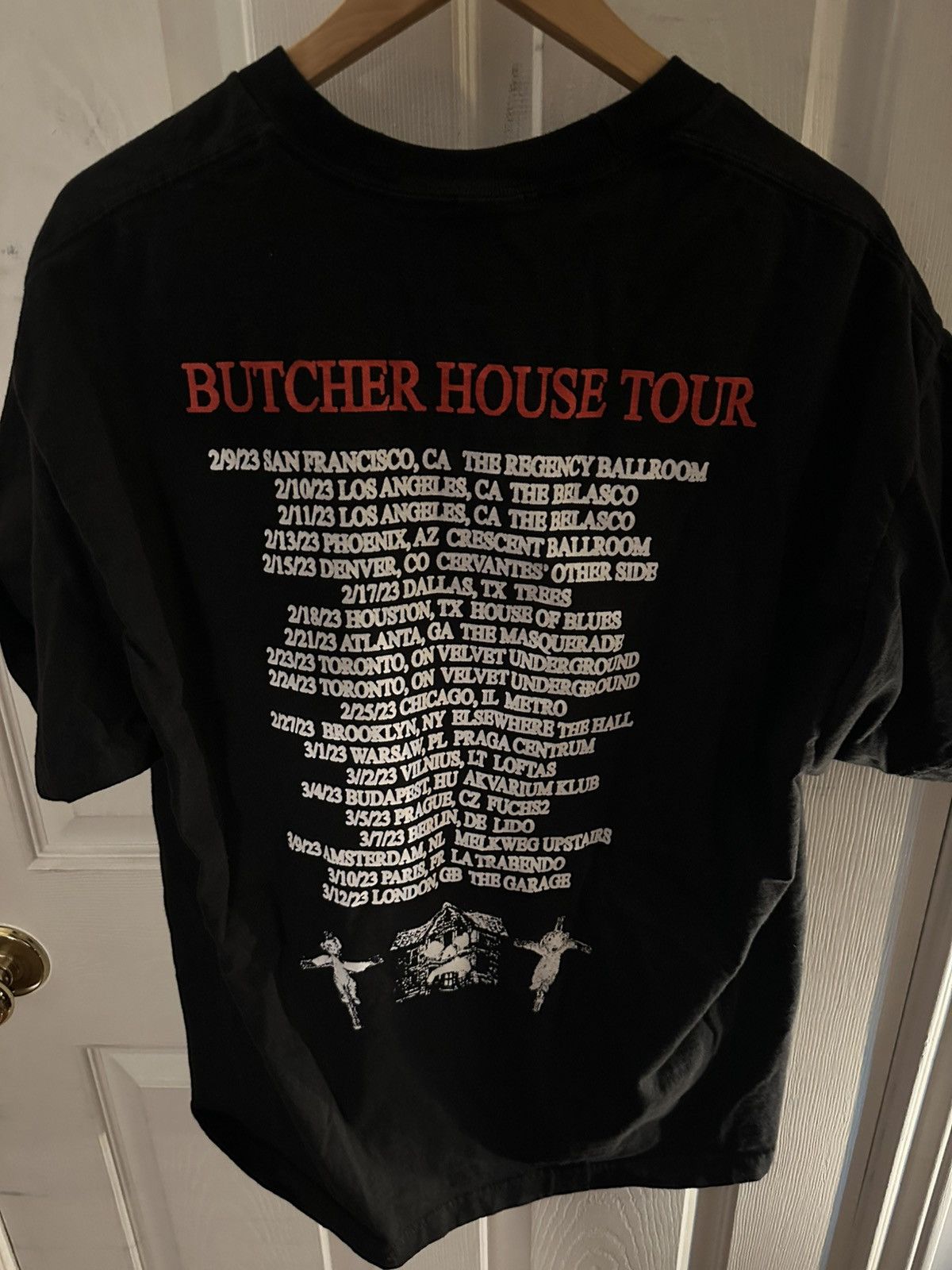 Drain Gang × Haunted Mound Haunted Mound Butcher House Tour Exclusive T-Shirt Size US XL / EU 56 / 4 - 2 Thumbnail