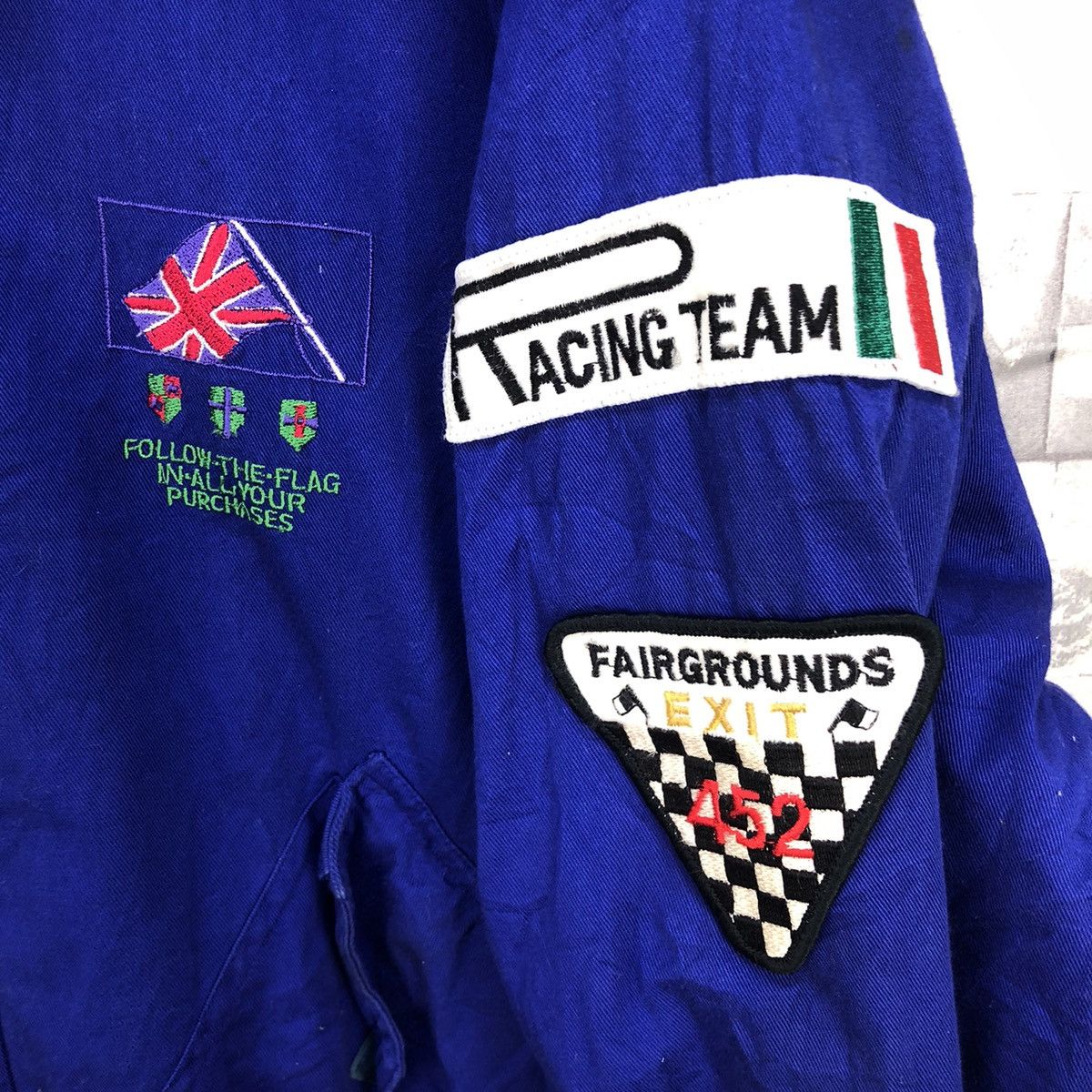 Japanese Brand The Dream Studio Racing Team Style Bomber Jacket Size US XL / EU 56 / 4 - 4 Thumbnail