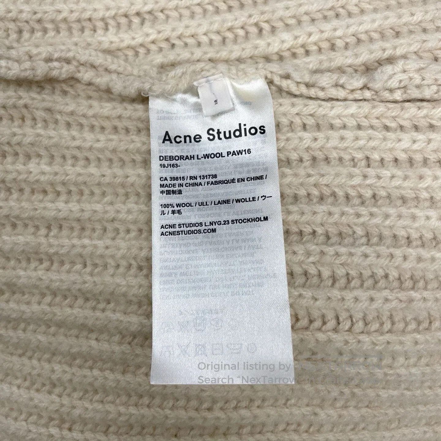 Acne Studios Acne Studios Beige V. Size US S / EU 44-46 / 1 - 6 Thumbnail