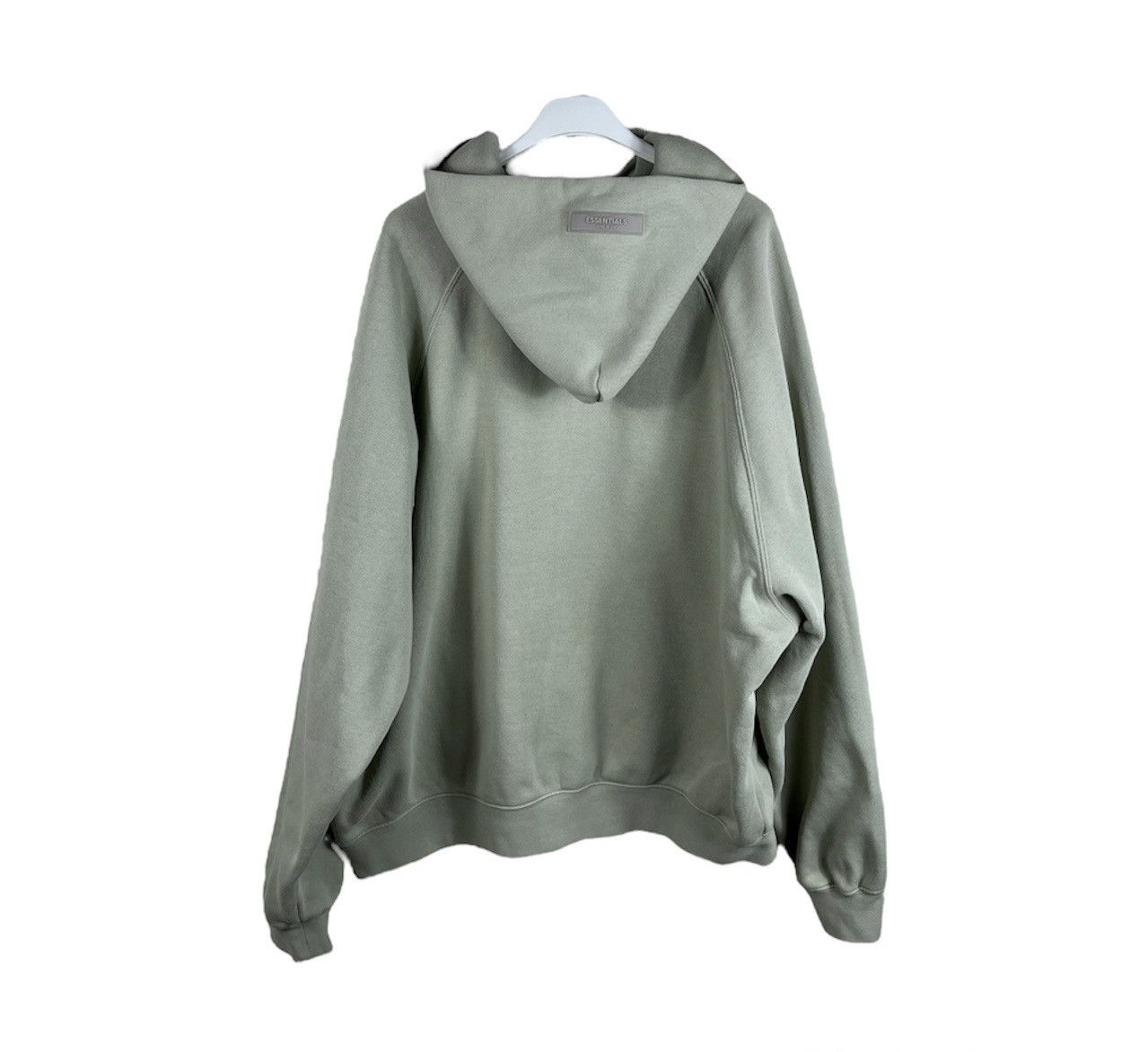Essentials × Fear of God FOG Fear of God essentials suede chest logo boxy y2k hoodie Size US L / EU 52-54 / 3 - 2 Thumbnail