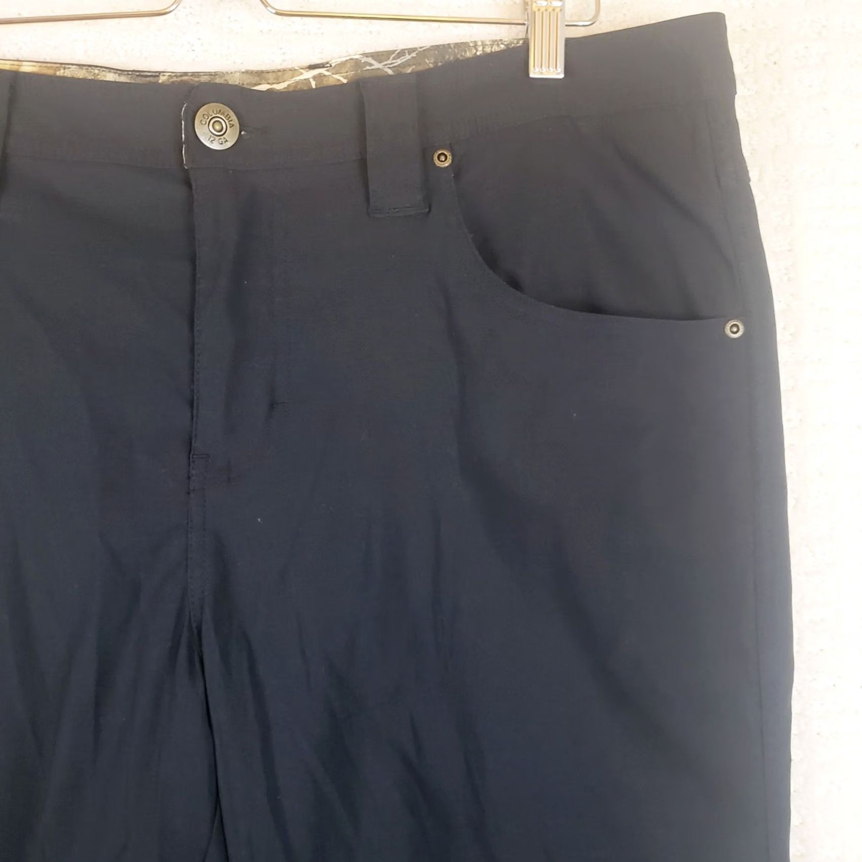 Vintage Columbia PFG Pants 36X30 Black Cargo 5-Pocket Straight Leg Outdoor Mens Size US 36 / EU 52 - 5 Thumbnail