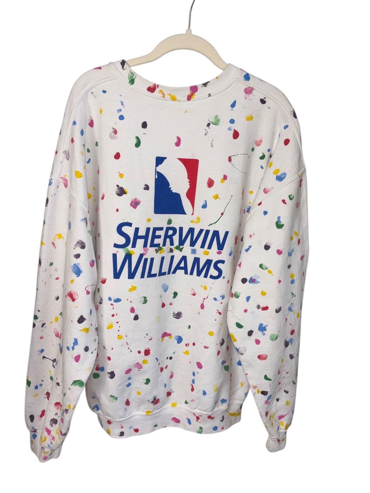 Gildan Vintage Re-worked Splatter Paint Sherwin Williams Crewneck Size US XL / EU 56 / 4 - 6 Thumbnail
