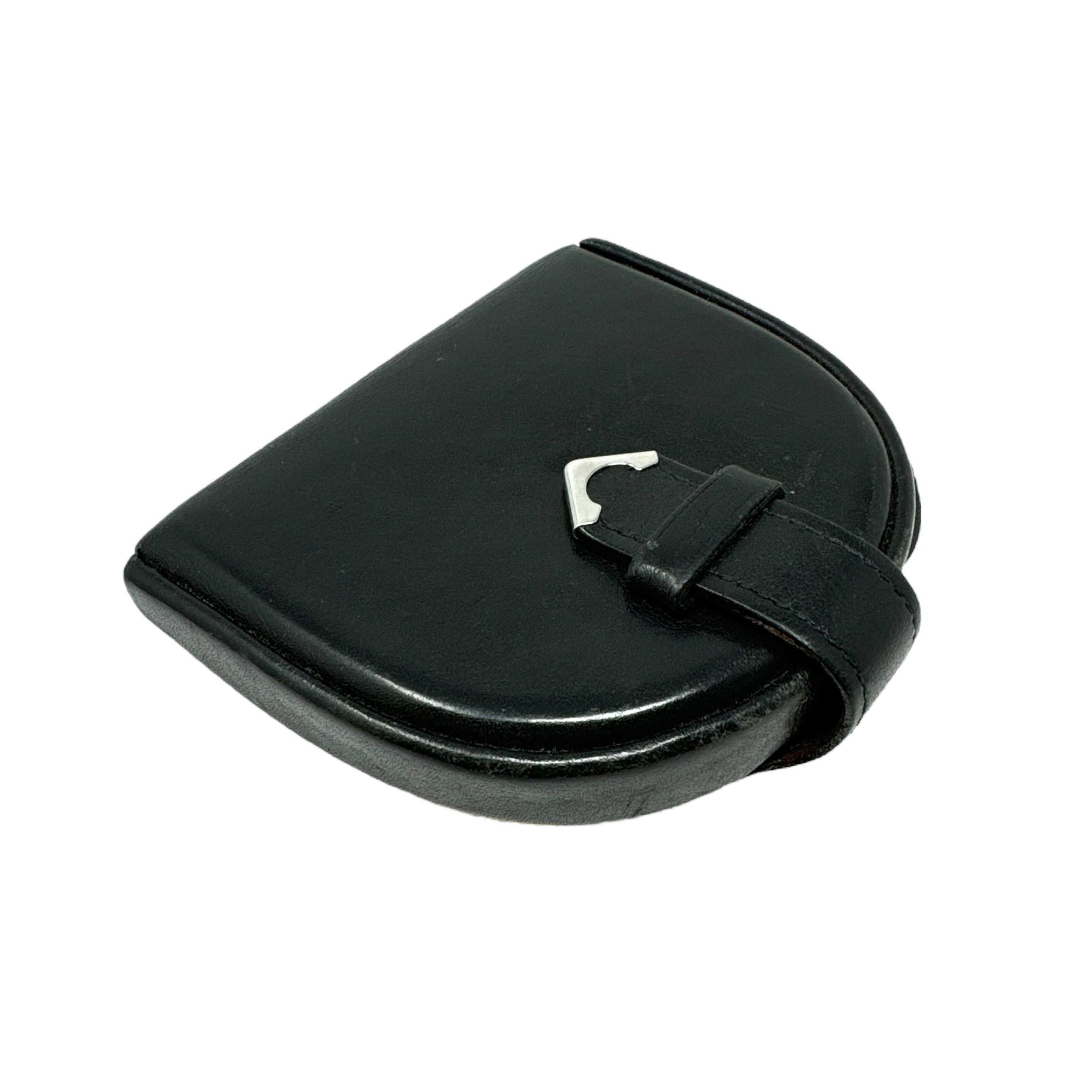 Cartier Cartier Black Leather Coin Case Size ONE SIZE - 1 Thumbnail