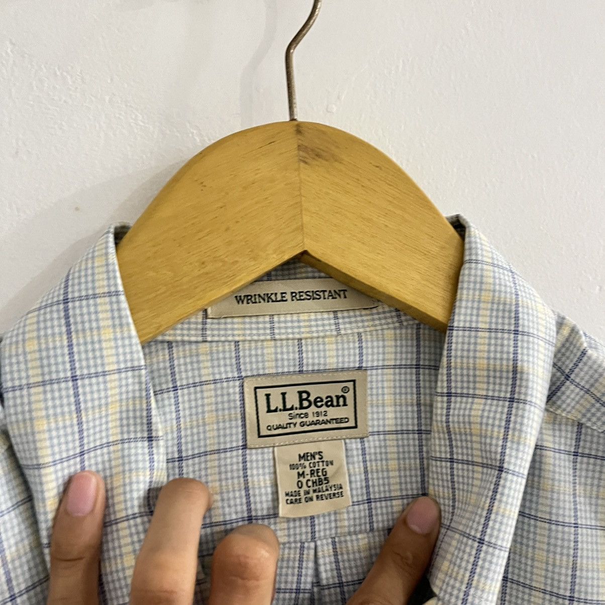 L.L. Bean LL Bean - Wrinkle Resistant Short Sleeve Shirt Size US M / EU 48-50 / 2 - 4 Thumbnail