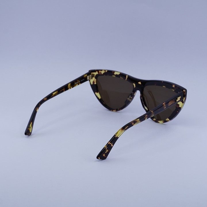 Bottega Veneta Bottega Veneta BV1018S 002 Sunglasses Havana Cat Eye Frame Size ONE SIZE - 7 Thumbnail