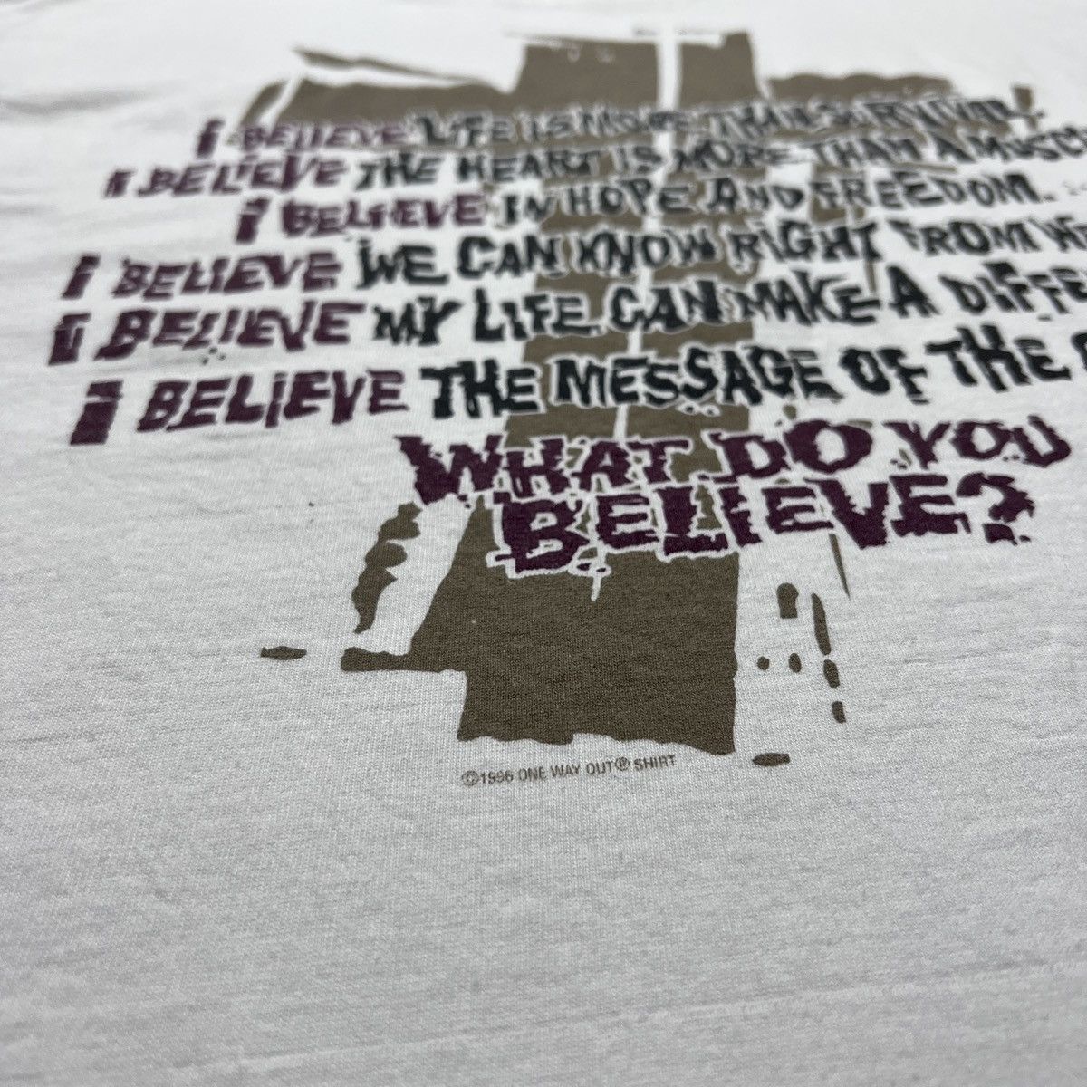 Vintage Vintage 90s Jesus God Holy Bible Promo Tee XL Size US XL / EU 56 / 4 - 3 Thumbnail