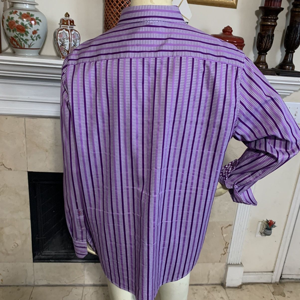 Robert Graham Striped shirt 3XL Tailored Fit Size US XXL / EU 58 / 5 - 7 Thumbnail