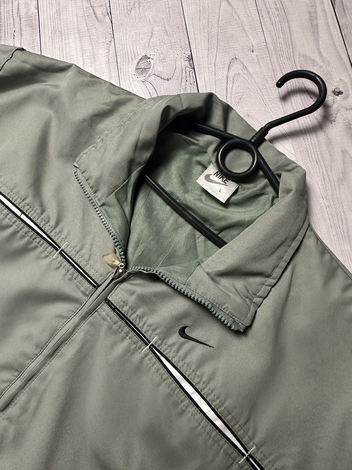 Nike × Vintage Vintage Nike track suit logo green rare size M drill pants Size US M / EU 48-50 / 2 - 10 Thumbnail