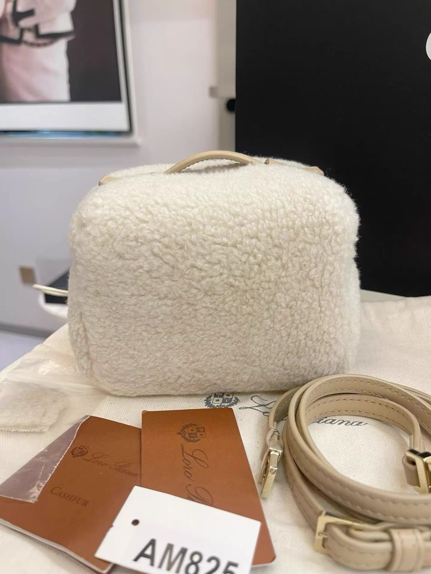 Loro Piana Loro Piana Extra Pocket 11.5 Cashfur 14x10x10 Size ONE SIZE - 8 Thumbnail