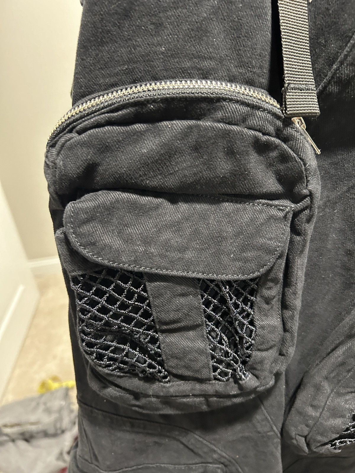 Trendt Vision Men’s Tactical Multi Pocket Utility Black Cargo Pants Size US 36 / EU 52 - 7 Thumbnail