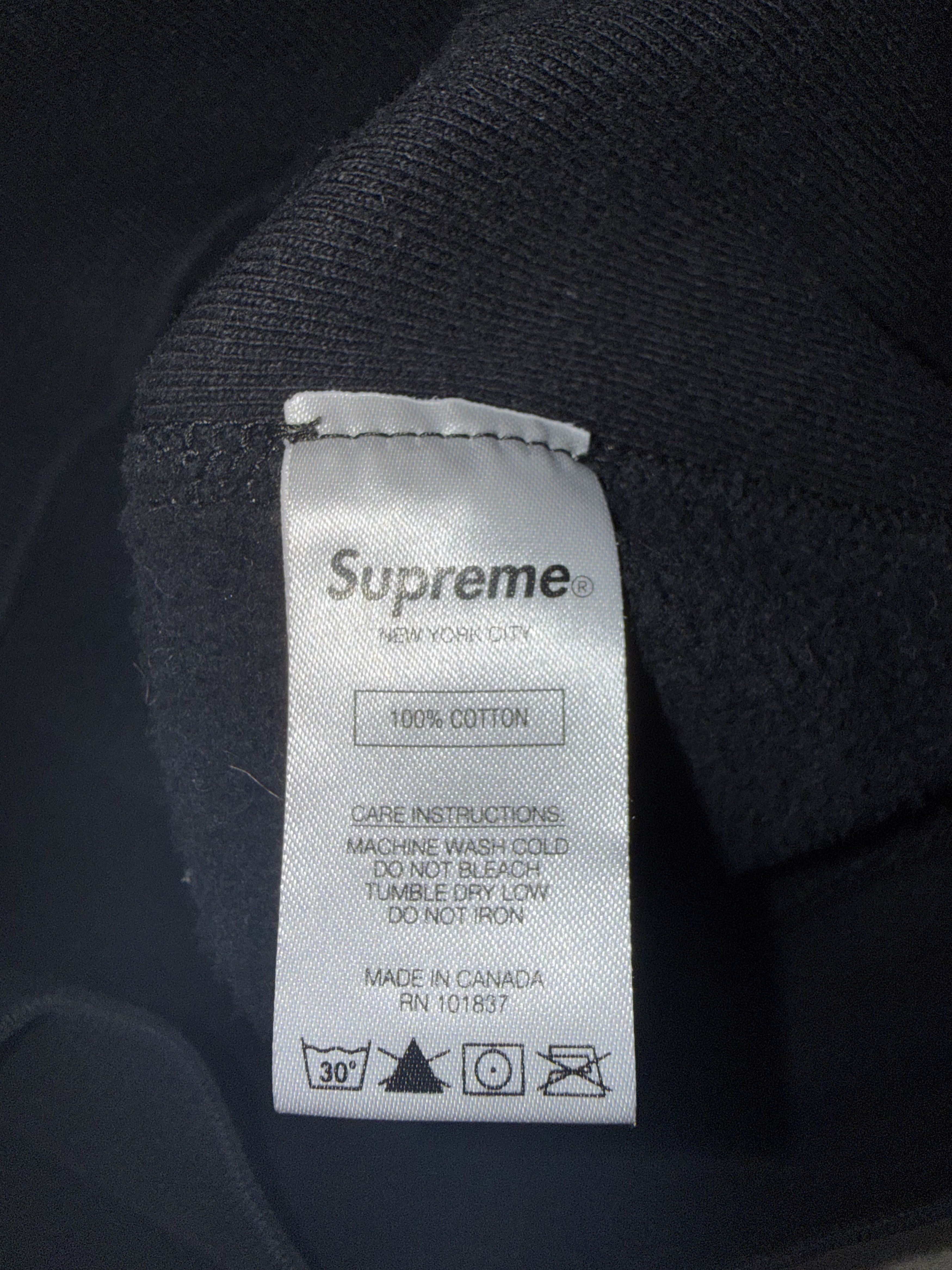 Supreme Supreme Icy Arc Hooded Sweatshirt Black - Men's XL Size US XL / EU 56 / 4 - 9 Thumbnail