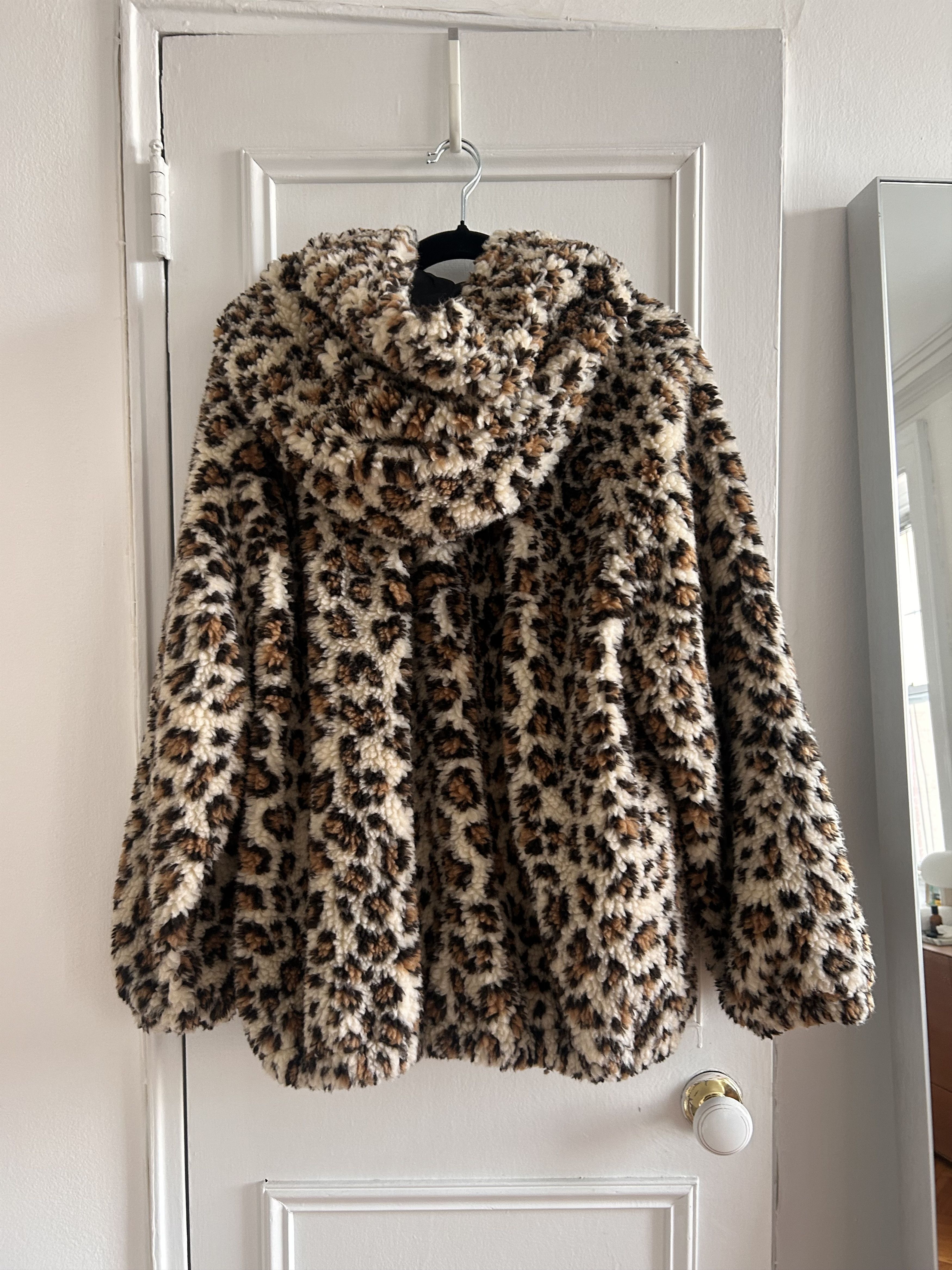 Miu Miu Miu Miu Fleece Jacket, Sz 38 - Animal Leopard Print Size XS / US 0-2 / IT 36-38 - 3 Thumbnail