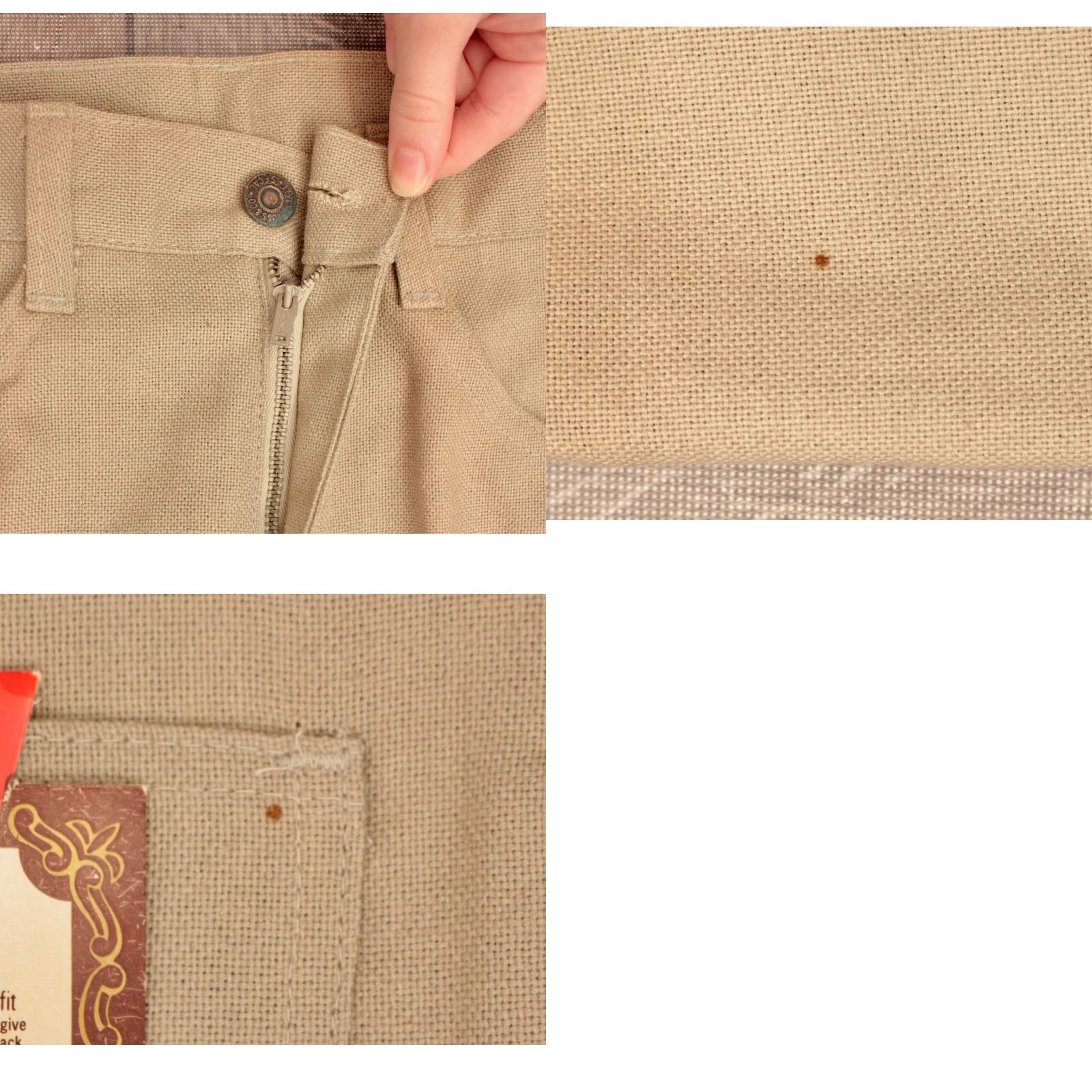 Levi's VINTAGE Levi's 60s NOS Pants Men’s VTG 1960s Nuvos Beige Tapered Sz 29x32 60s Trousers Size US 29 - 8 Thumbnail