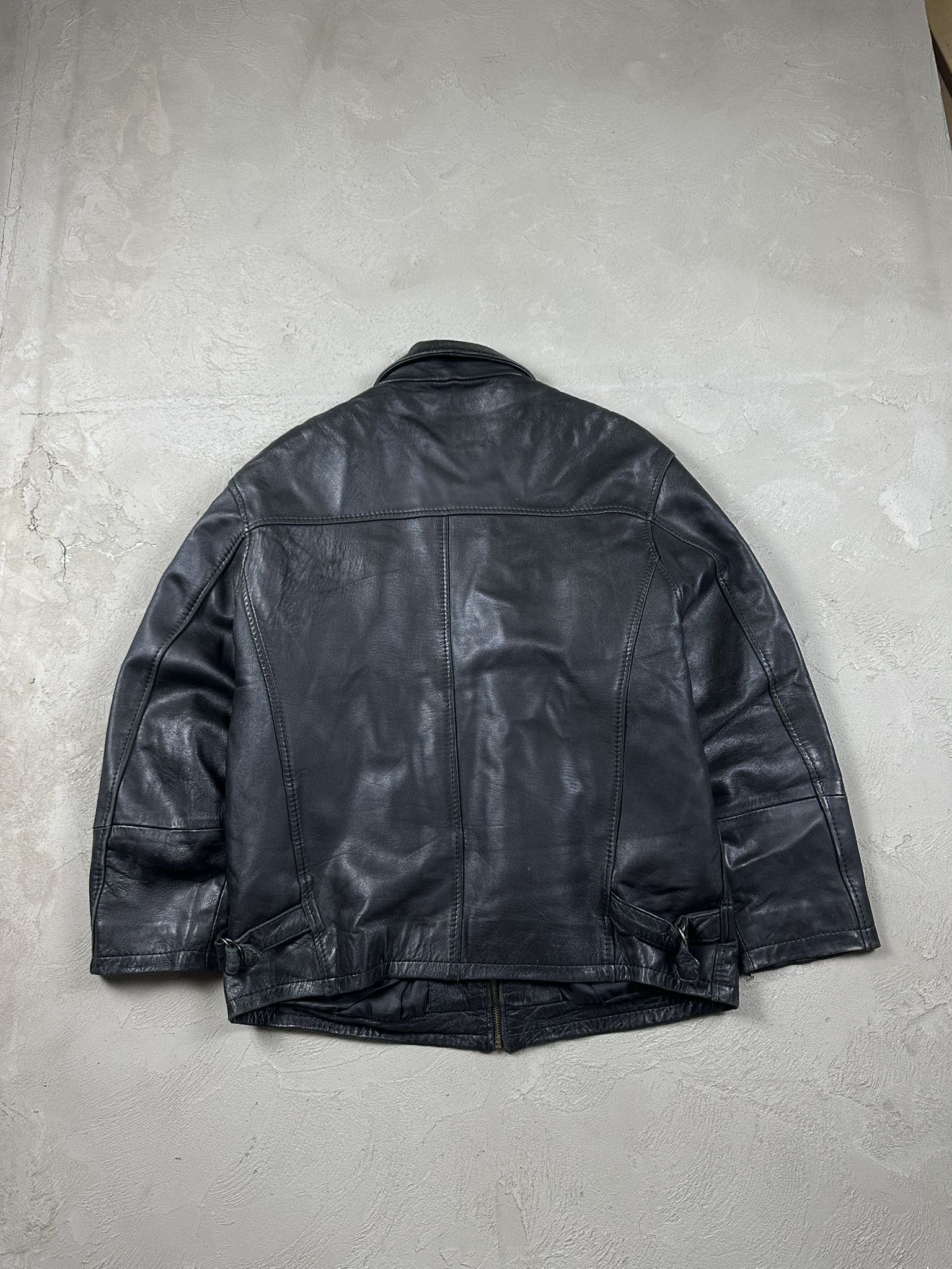 Genuine Leather Vintage Genuine Leather Boxy Bomber Jacket Size US M / EU 48-50 / 2 - 5 Thumbnail