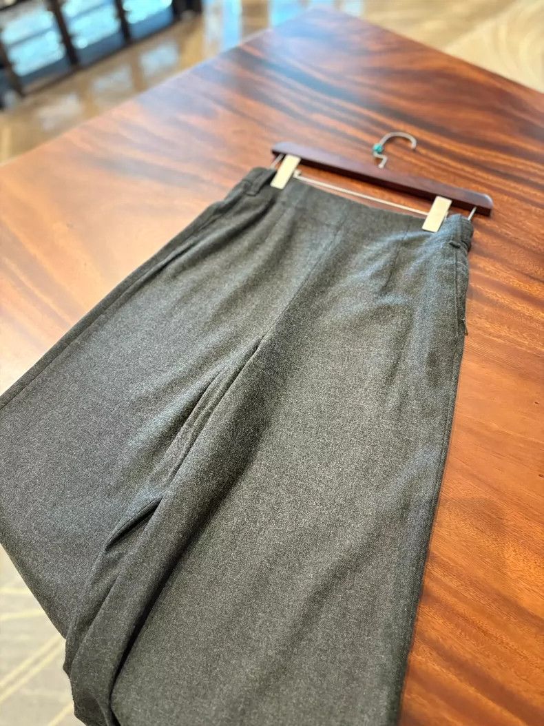 Other LORO PIANA Cashmere wide leg pants Size 26" / US 2 / IT 38 - 4 Thumbnail