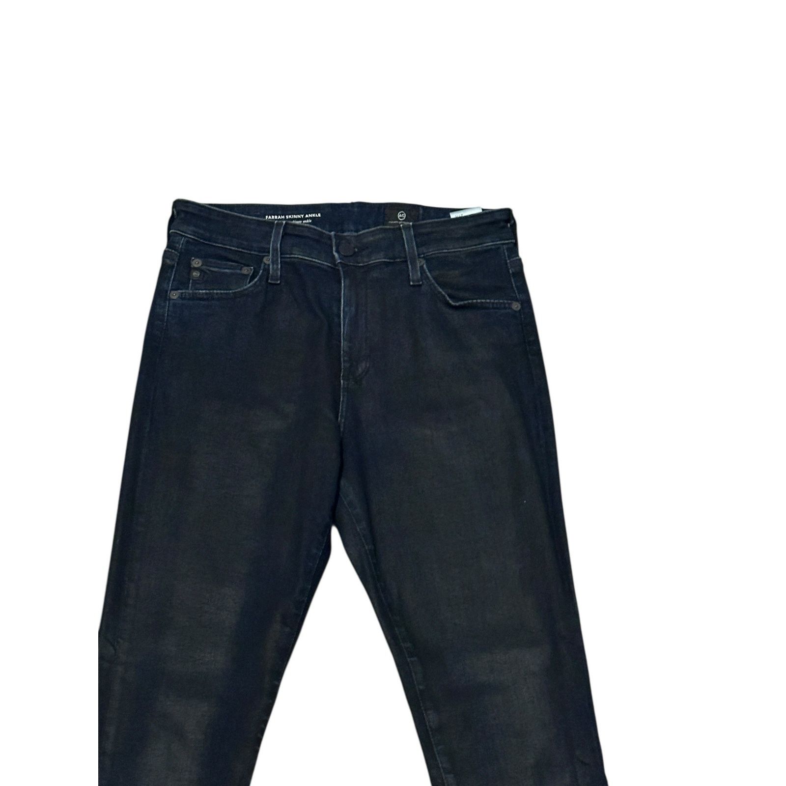 AG Adriano Goldschmied AG Adriano Goldschmied Farrah High Rise Skinny Ankle Jeans Size 27" / US 4 / IT 40 - 6 Thumbnail