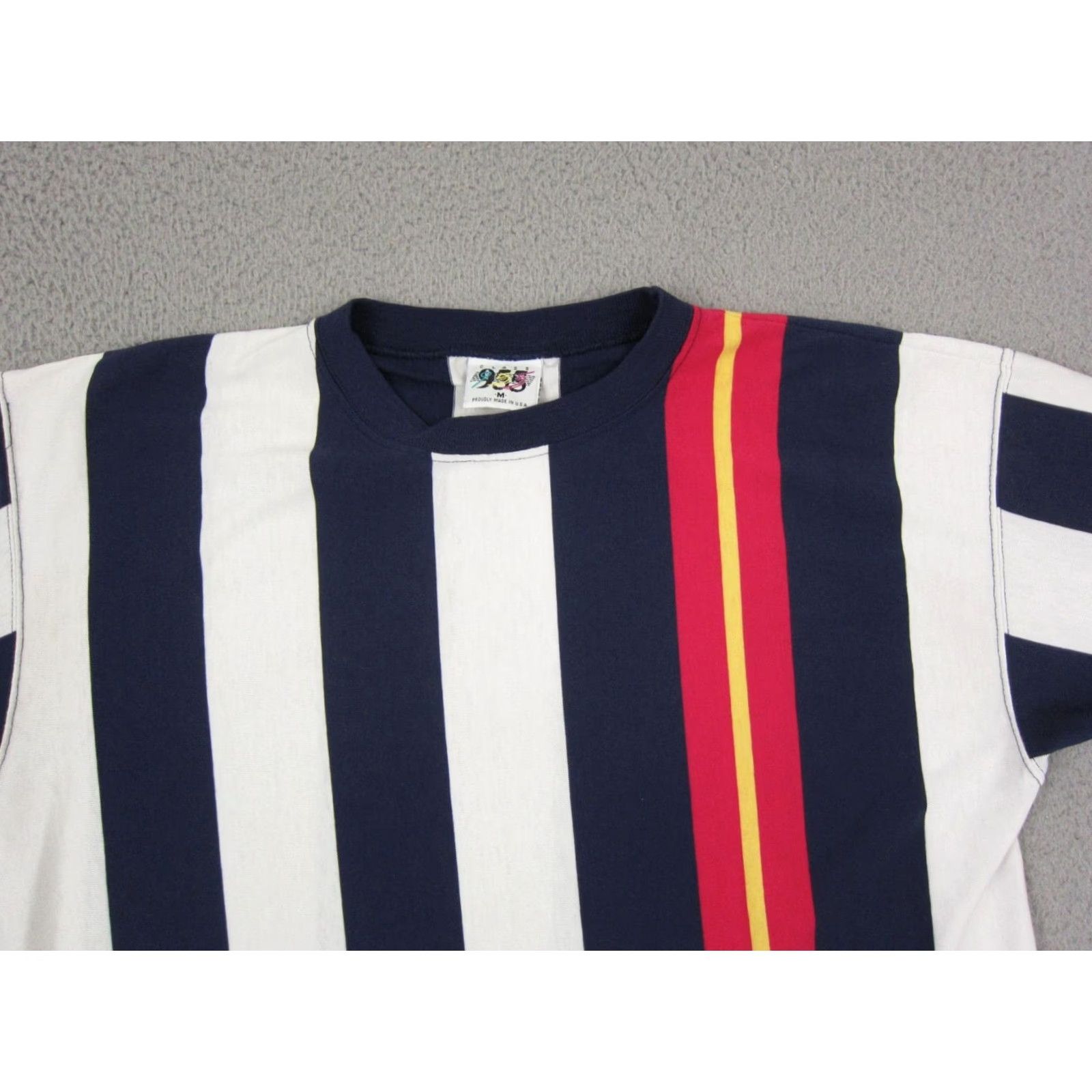 Vintage Vintage Class 955 Shirt Adult Medium Blue White Striped Casual Mens Made in USA Size US M / EU 48-50 / 2 - 2 Thumbnail